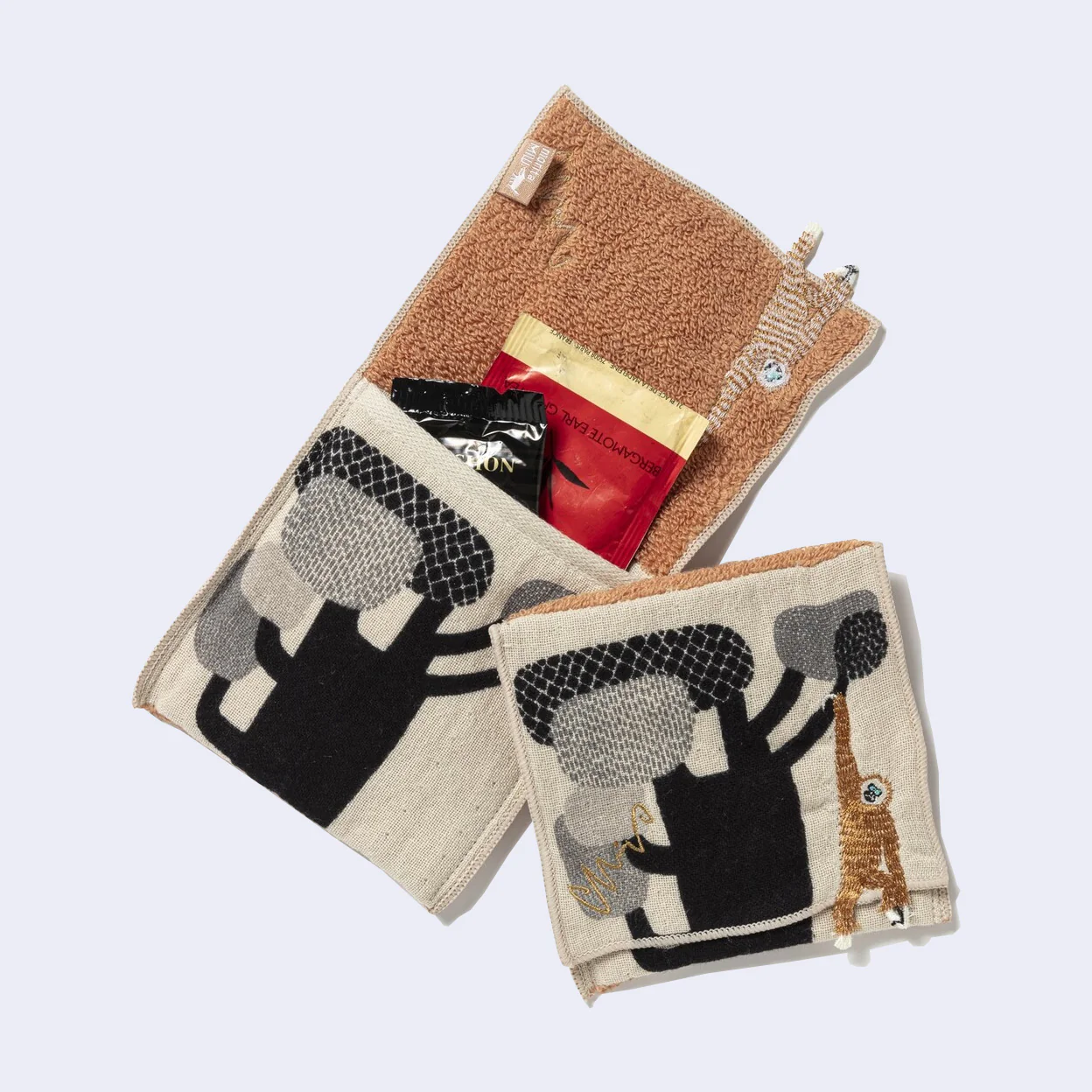 Gibbon Fabric Handkerchief Pouch/Case - Image 2