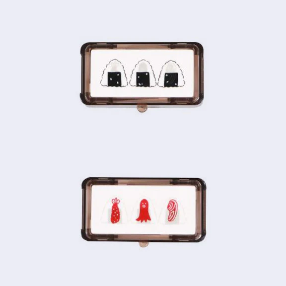 Hancoco Deco - Onigiri Filling Layer Stamp Set (2 Stamps) - Image 2