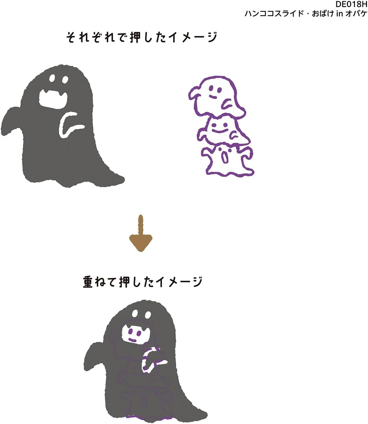 Hancoco Slide - Ghost Layer Stamp Set (2 Stamps + Ink Refills) - Image 3