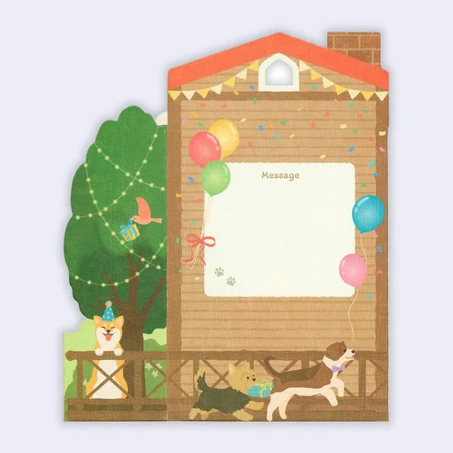 Happy Birthday Dog House - 3D Greeting Card - Image 3