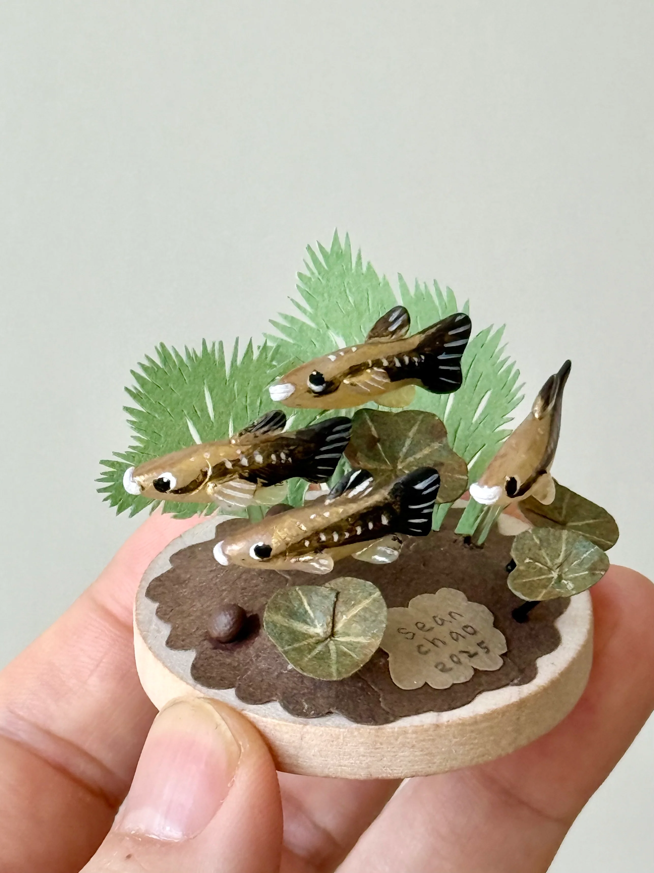 Hello Again - #76 - Sean Chao - "School of Fish 05" - Image 3