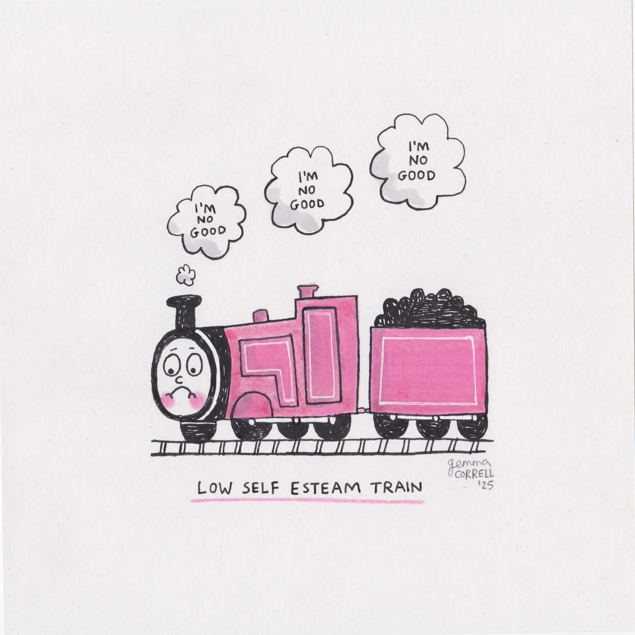 Hello Again - #04 - Gemma Correll - "Low Self Esteam Train"