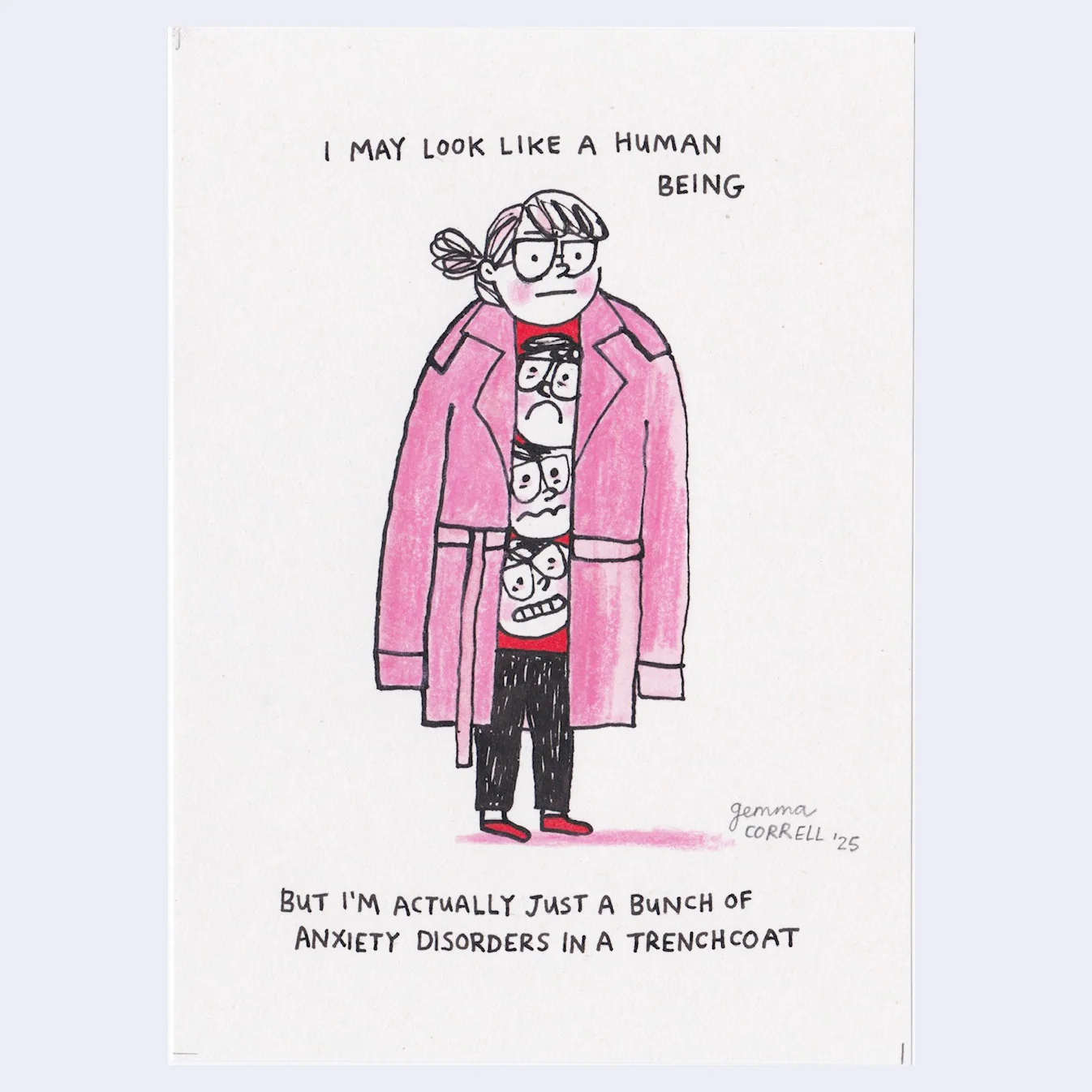 Hello Again - #13 - Gemma Correll - "Trenchcoat"