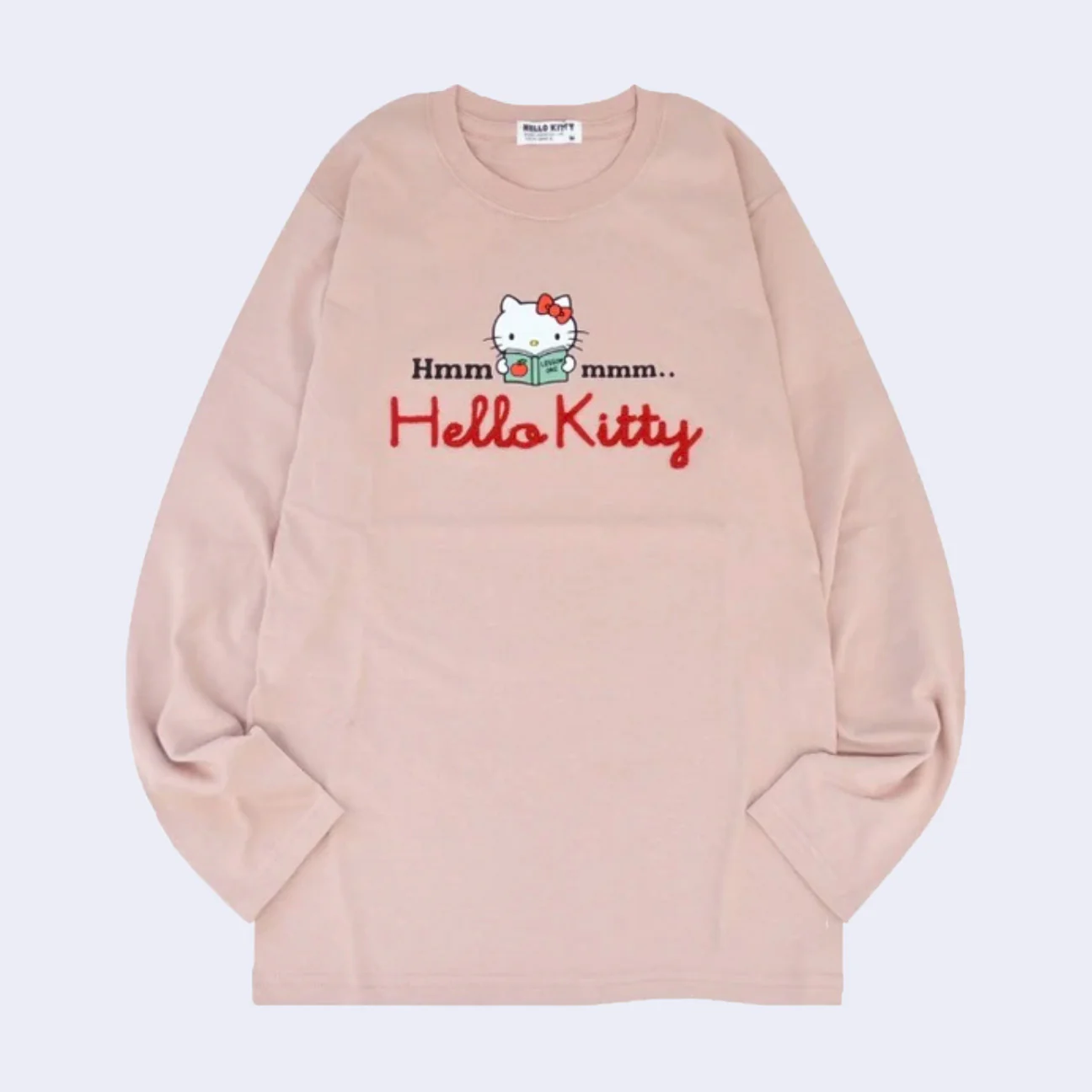 Hello Kitty "Hmmmmm.." Long Sleeve Shirt (Pink)