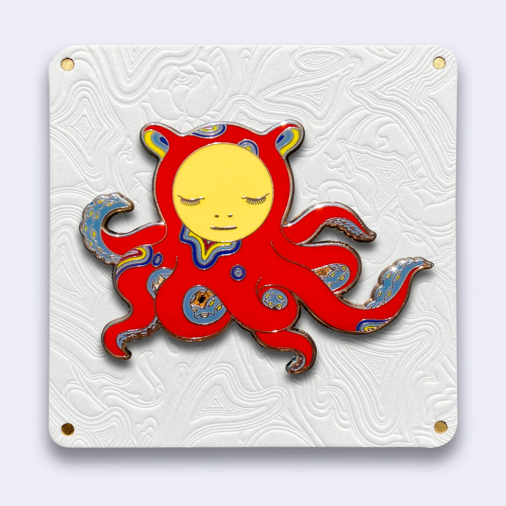 James Jean - Oswald Enamel Pin (Coral)