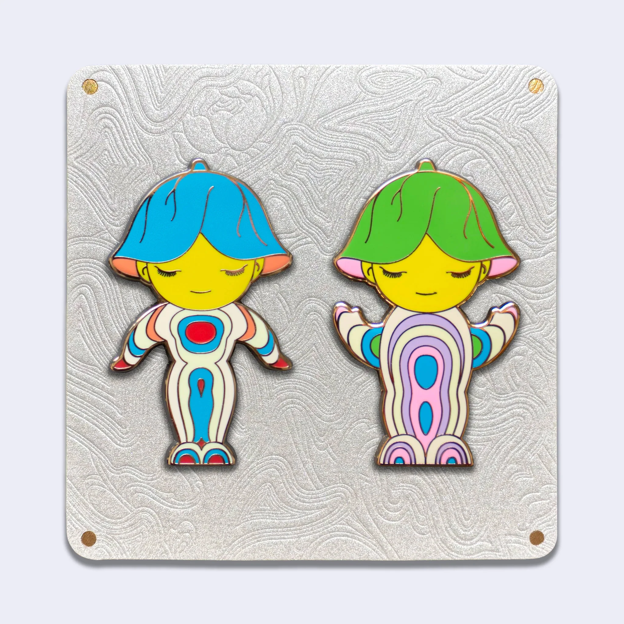 James Jean x Haroshi - Trespassers Enamel Pin (Polychrome)