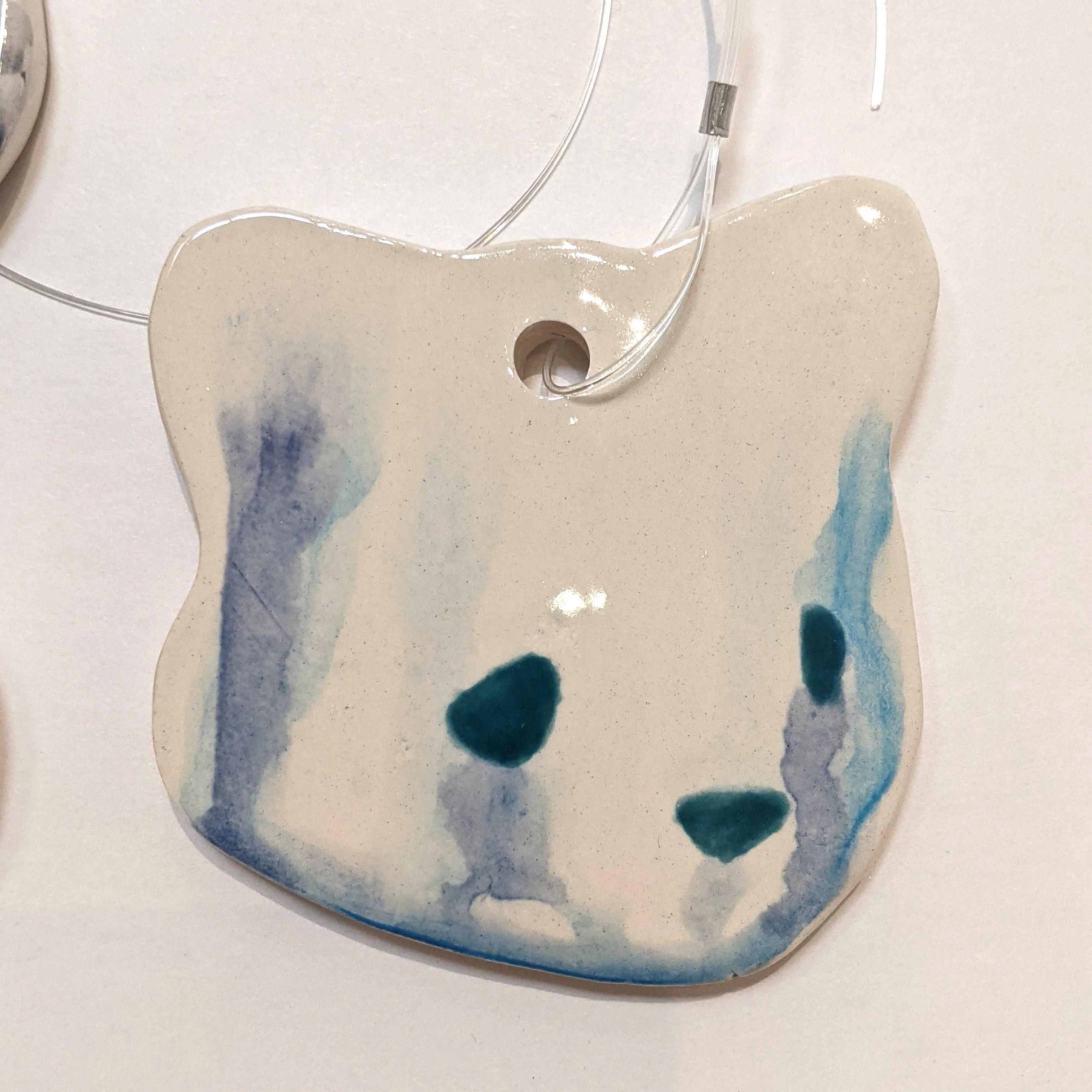 Jenn Lima - Luke Chueh: More Drawings - 3.25" Mini Ceramic Bear Head - Image 3