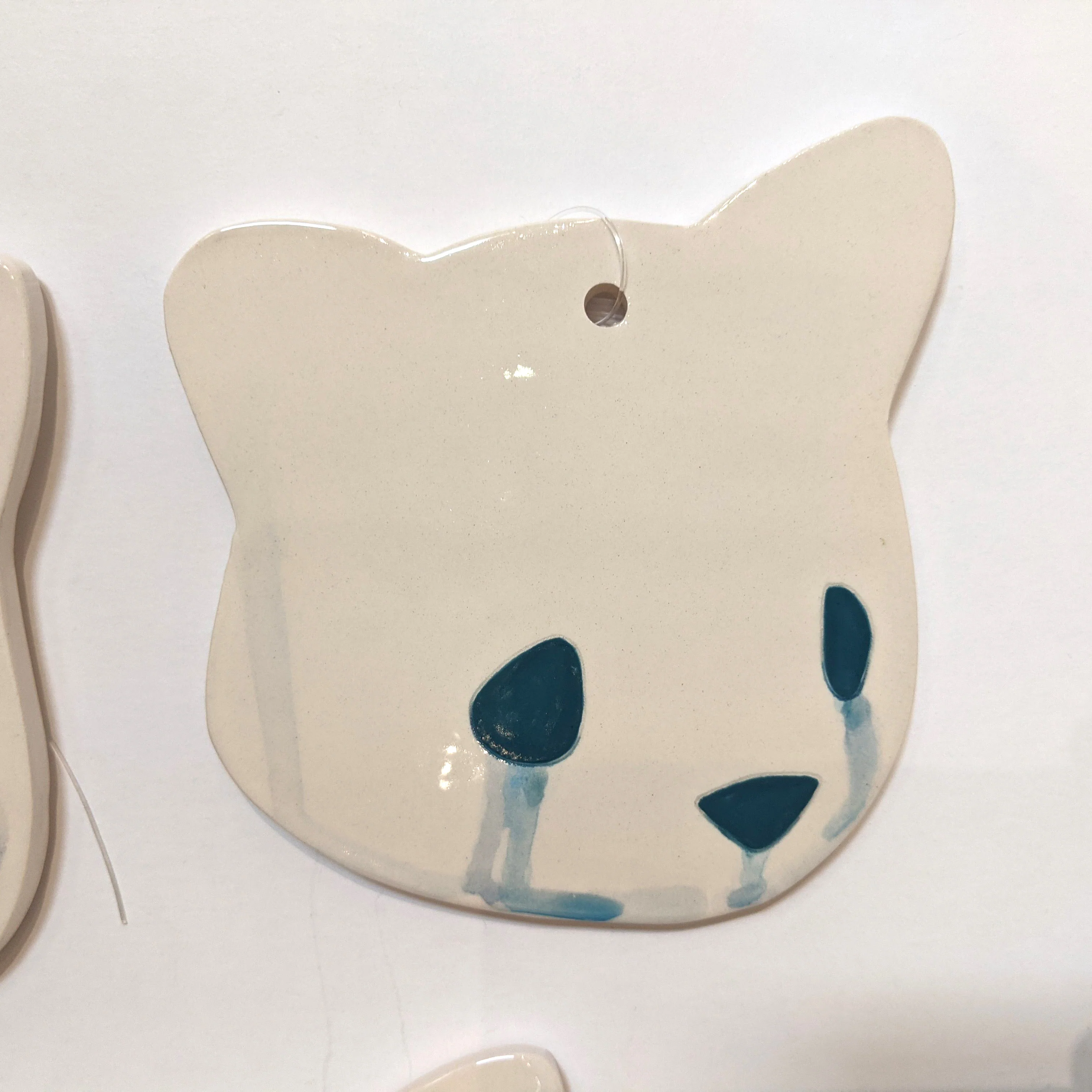 Jenn Lima - Luke Chueh: More Drawings - 6" Large Ceramic Bear Head (Right Facing) - Image 2