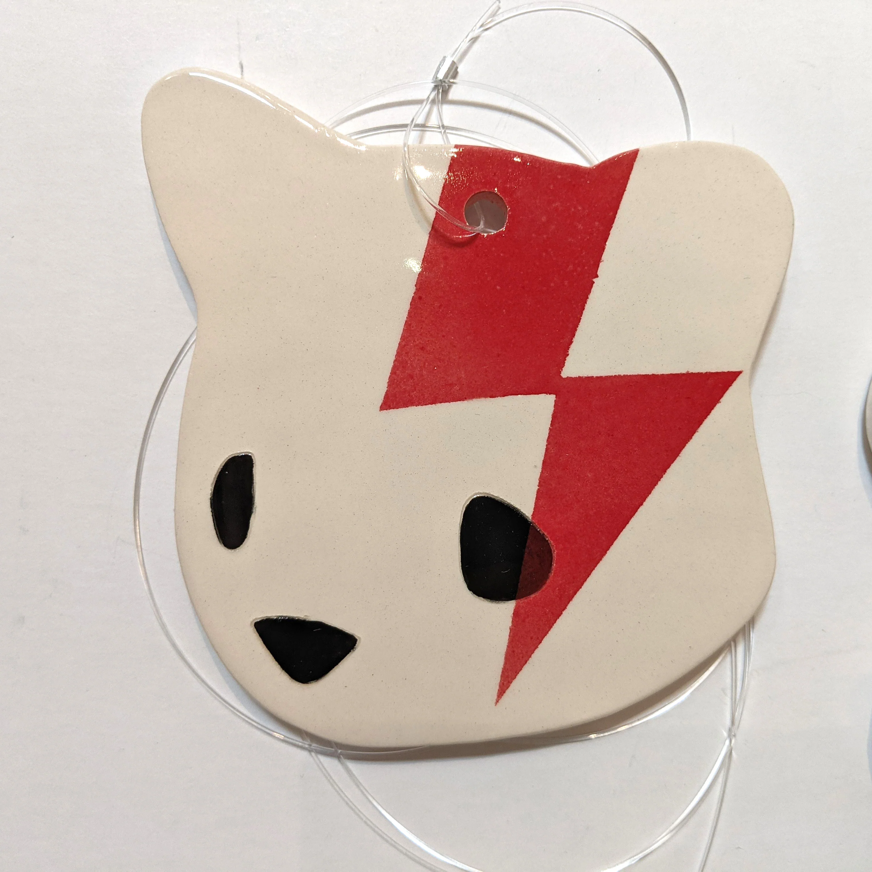 Jenn Lima - Luke Chueh: More Drawings - Bolt Ceramic Bear Head - Image 2