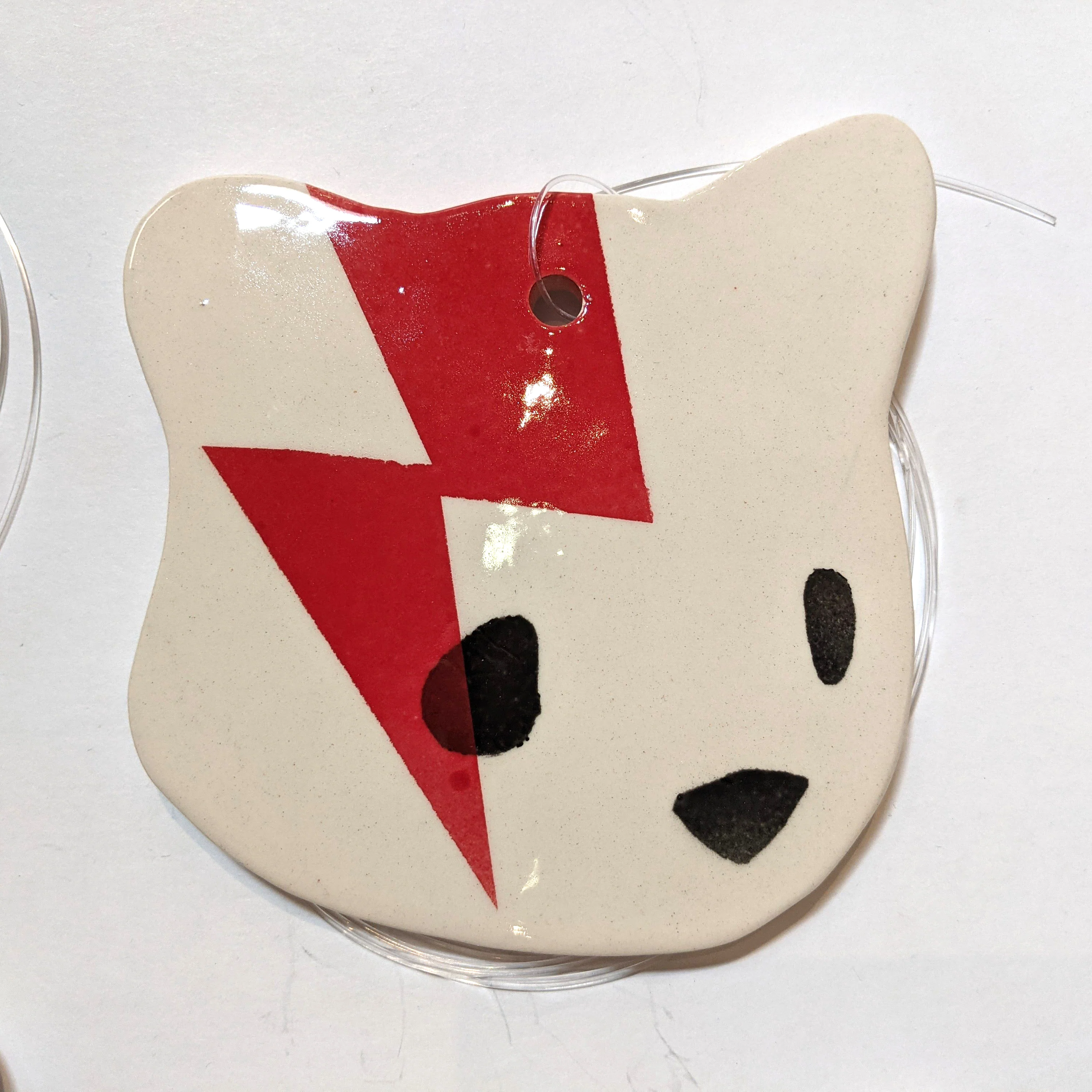 Jenn Lima - Luke Chueh: More Drawings - Bolt Ceramic Bear Head - Image 3
