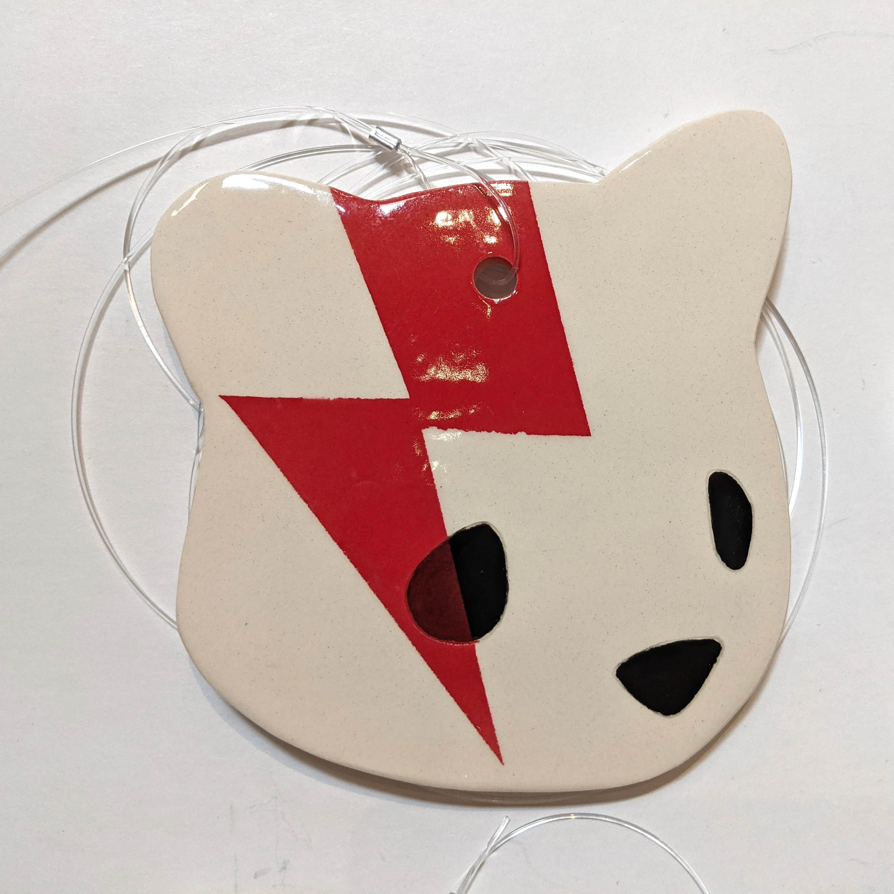 Jenn Lima - Luke Chueh: More Drawings - Bolt Ceramic Bear Head - Image 4