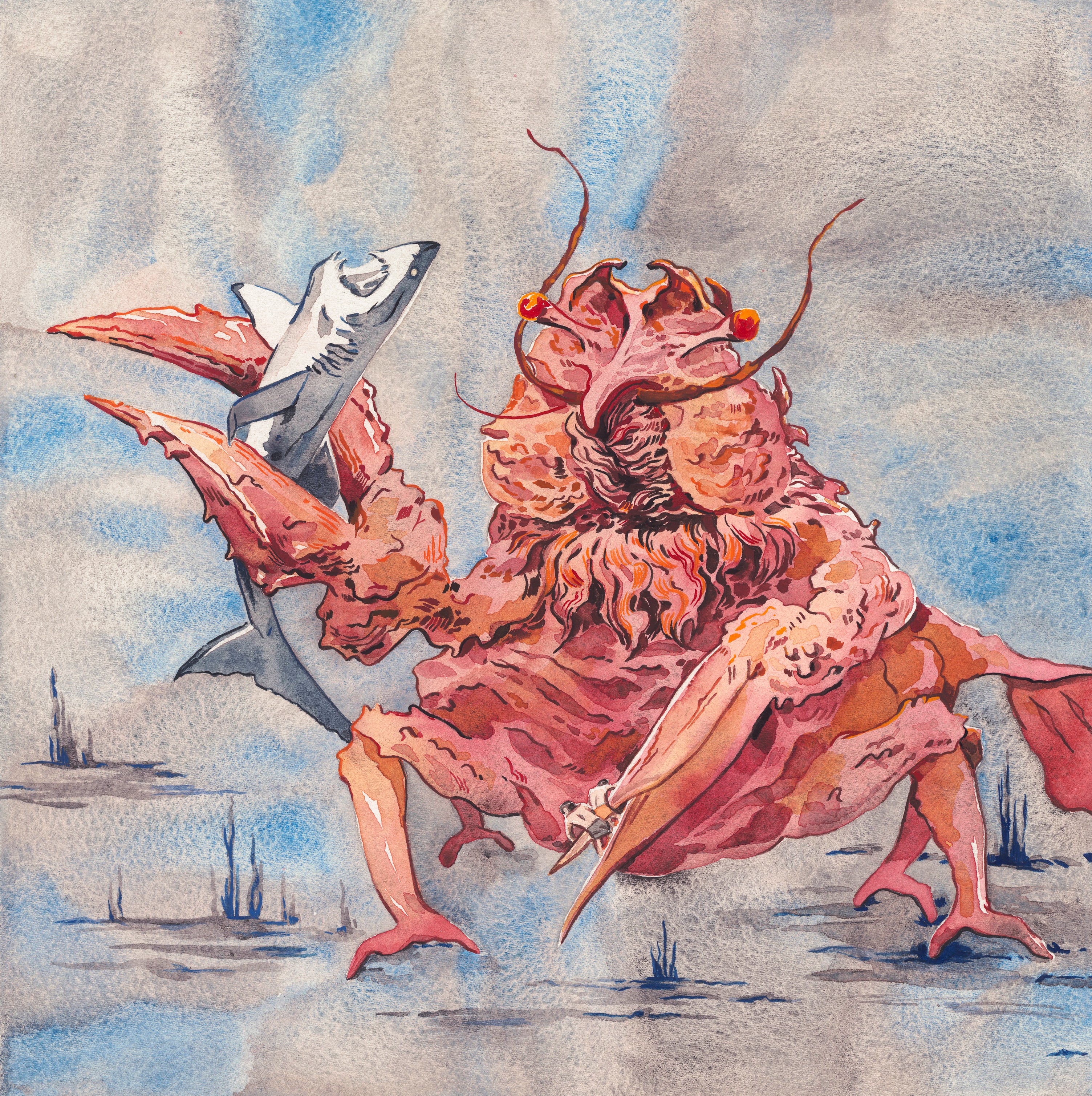 Kaiju 2022 - Sarah Pinner - "Ebirah Clocking In"