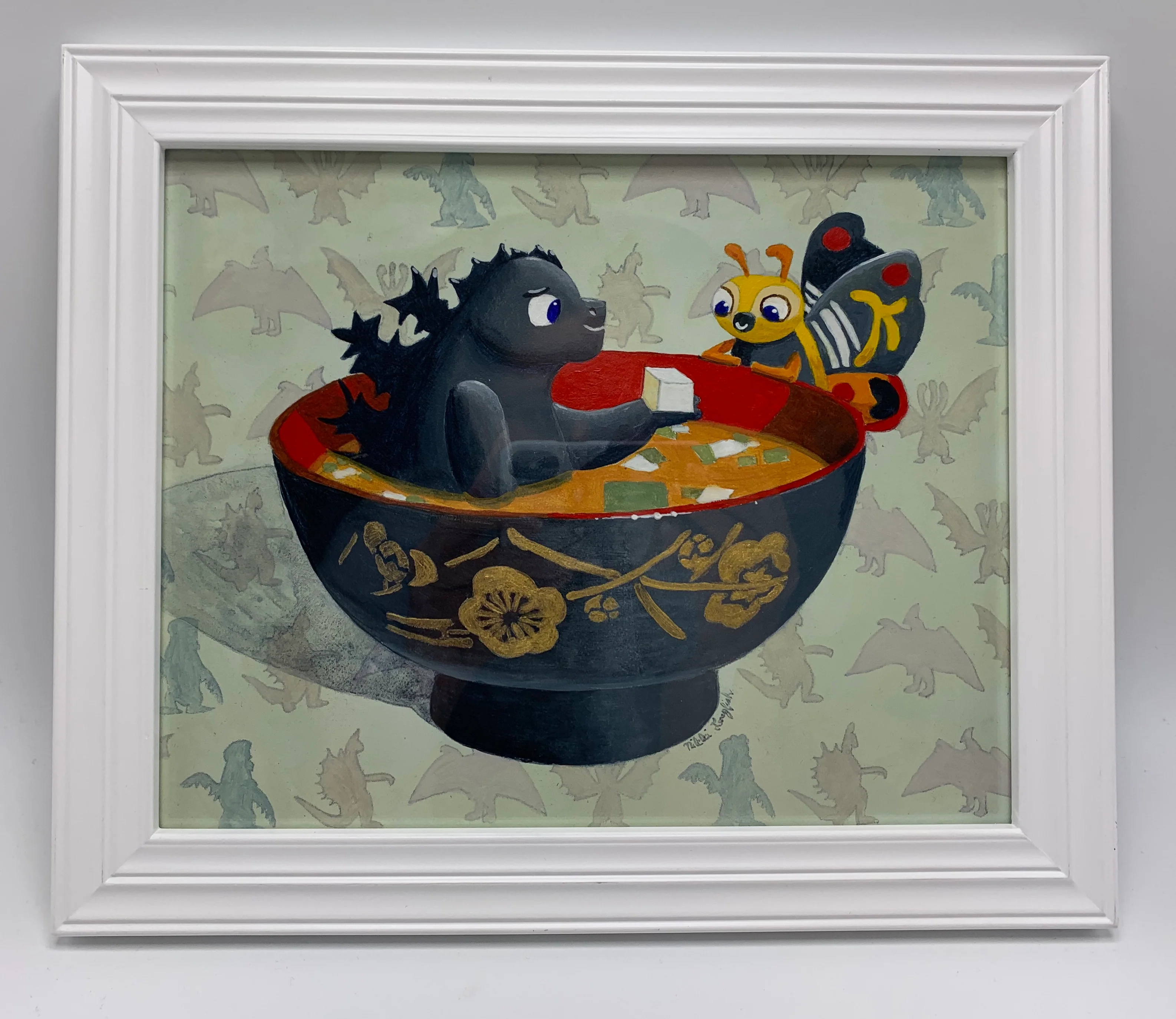 Kaiju Show - Nikki Lukas Longfish - "Miso Kaijus" Original - Image 2