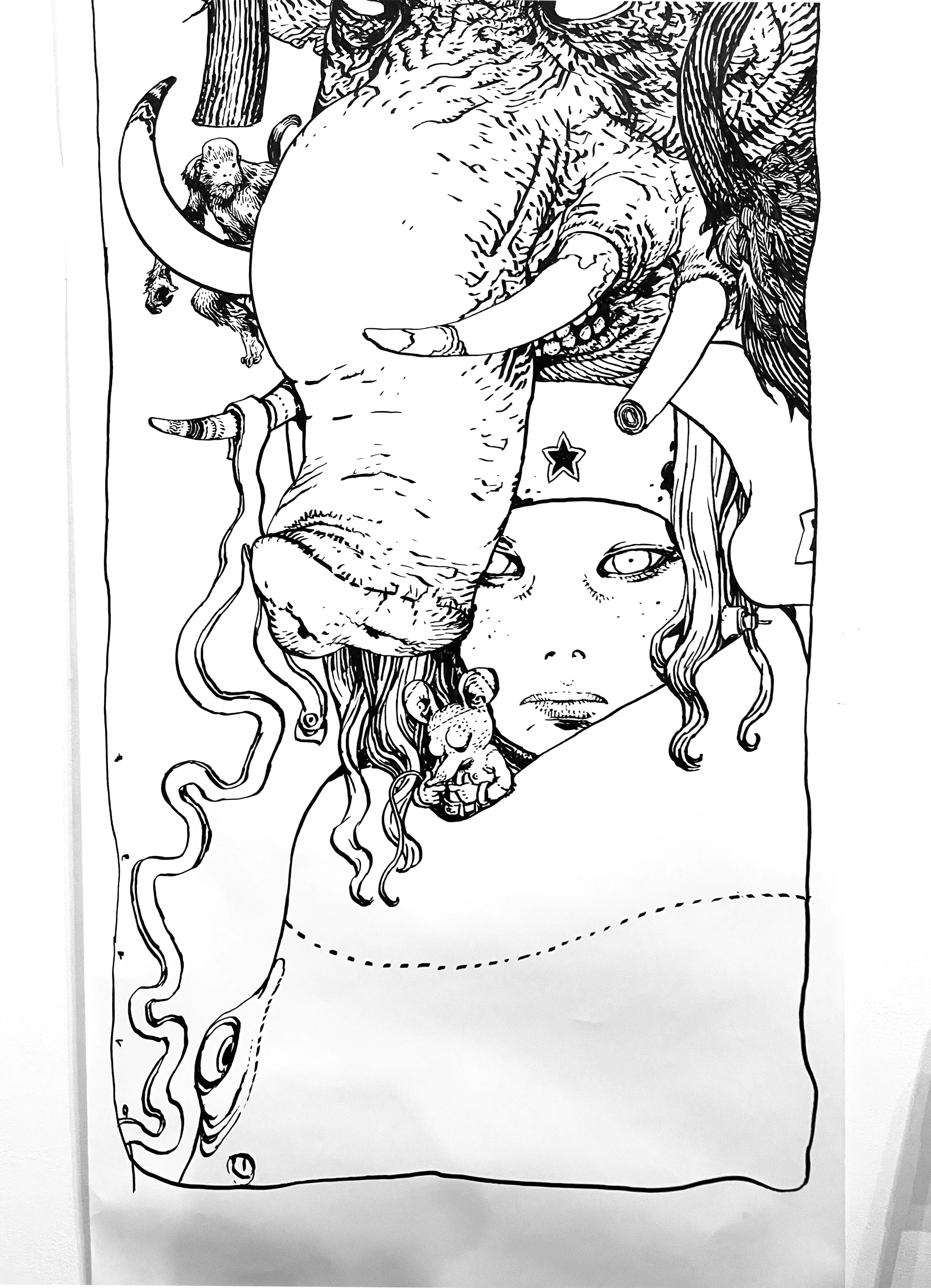 Katsuya Terada - Animals and the World - Live Drawing (December 2023) - Image 3