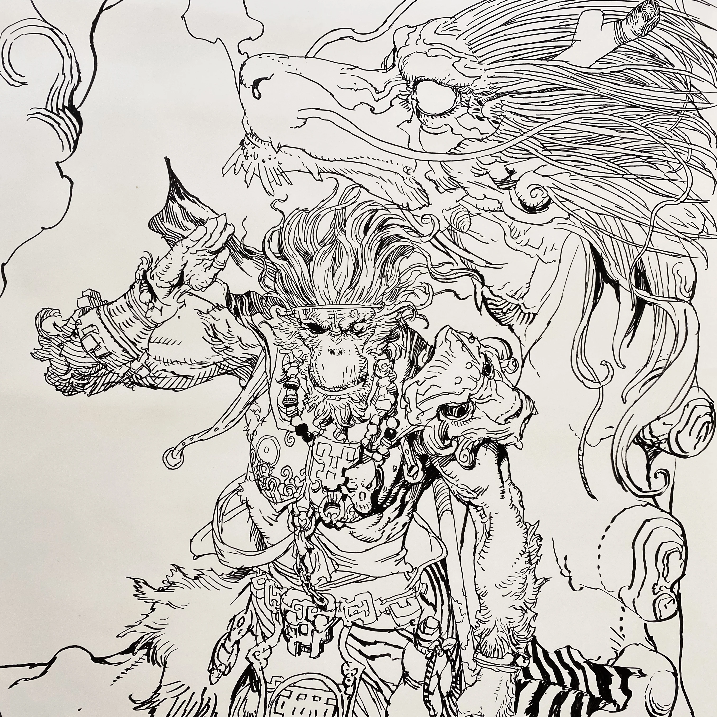 Katsuya Terada - Monkey King - Original Drawing - Image 2