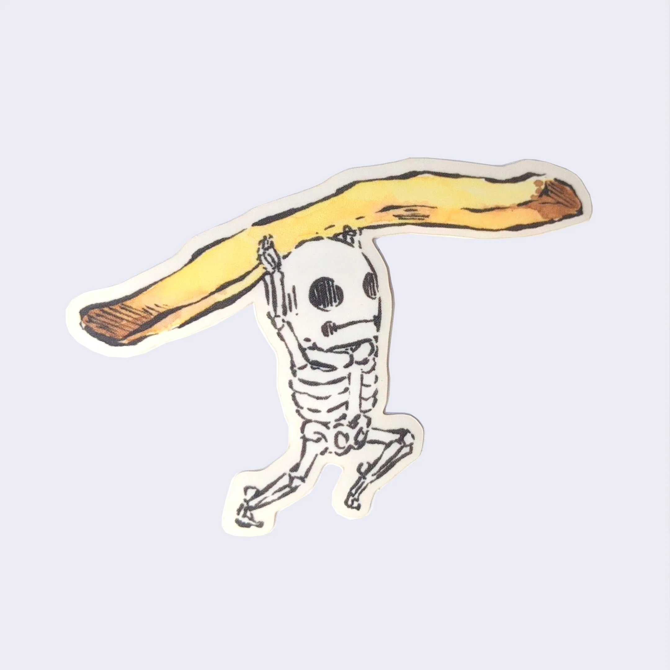 Kelly Yamagishi - "Single Fry and Skeleman" Sticker