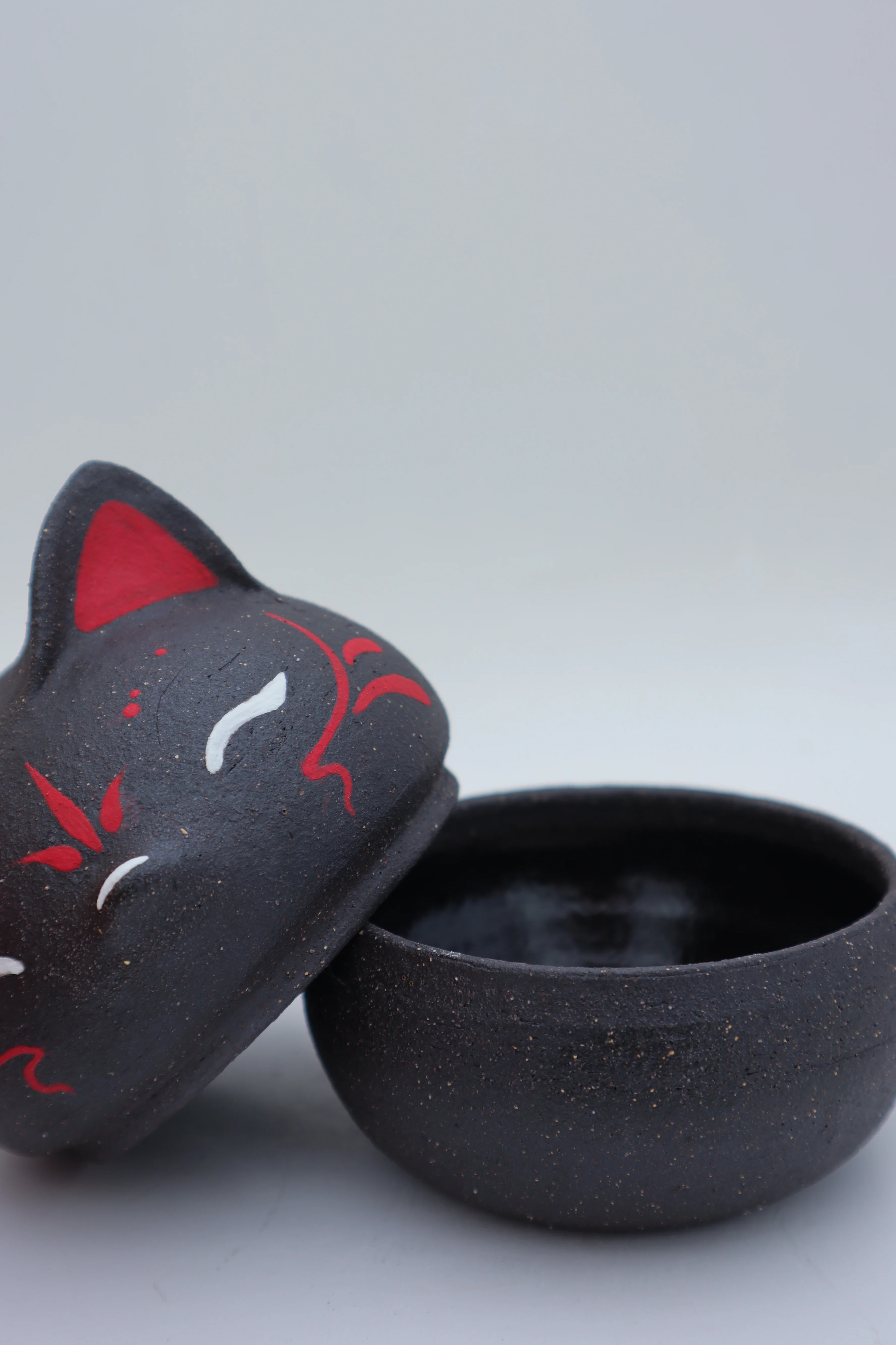 KILN - #42 & #43 - Dani Kawaii - "Kitsune Lidded Jar" - Image 12