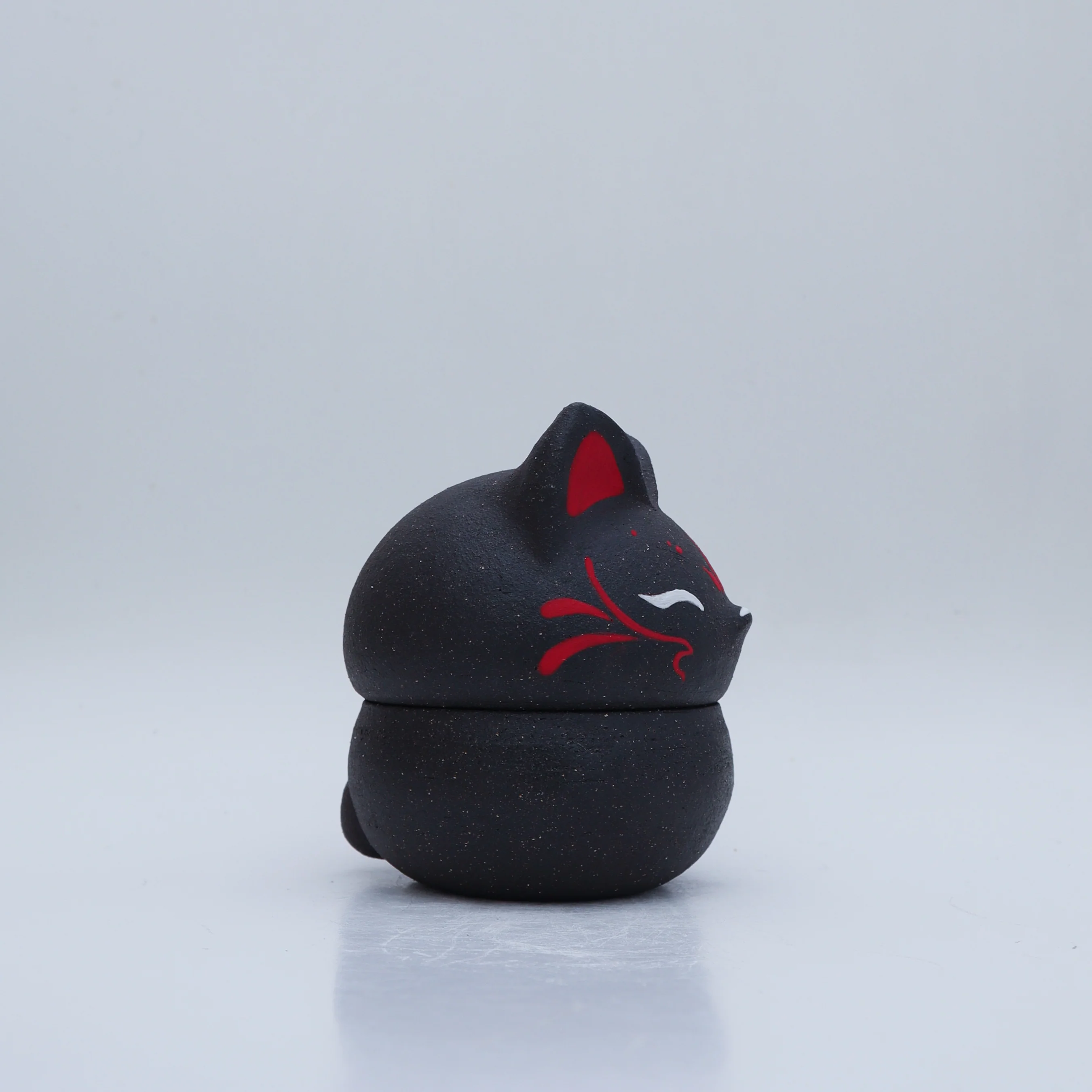 KILN - #42 & #43 - Dani Kawaii - "Kitsune Lidded Jar" - Image 4