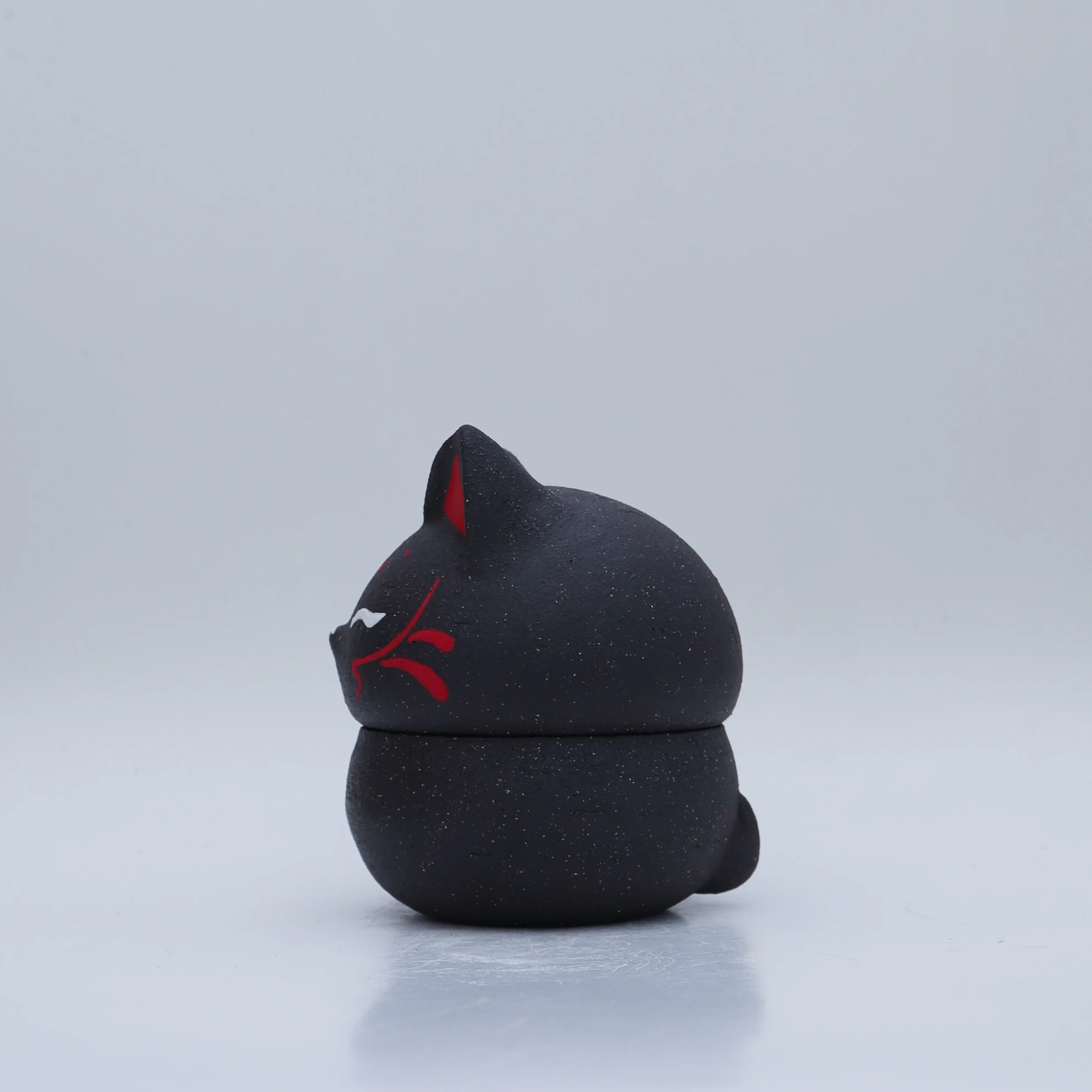 KILN - #42 & #43 - Dani Kawaii - "Kitsune Lidded Jar" - Image 6