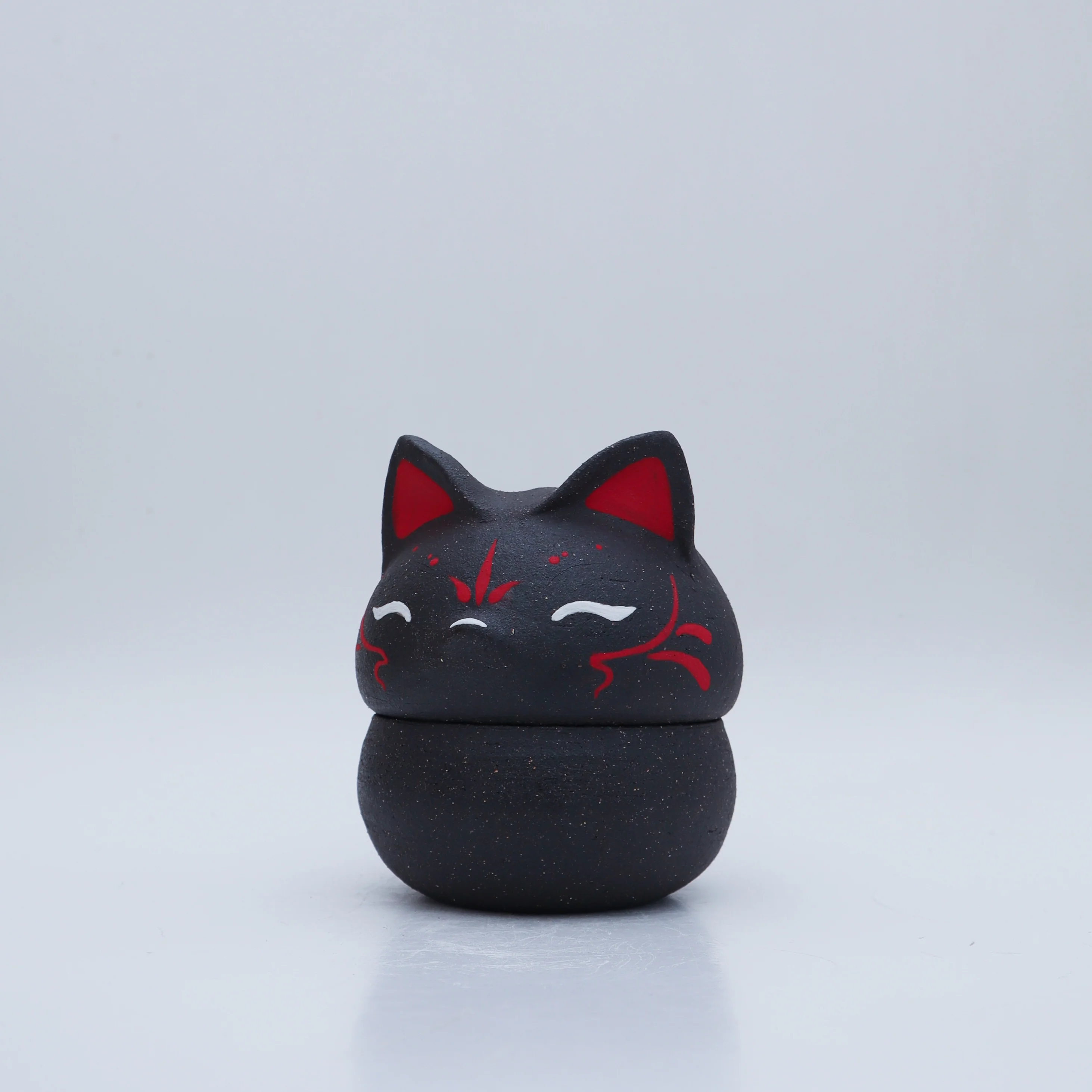 KILN - #42 & #43 - Dani Kawaii - "Kitsune Lidded Jar" - Image 8