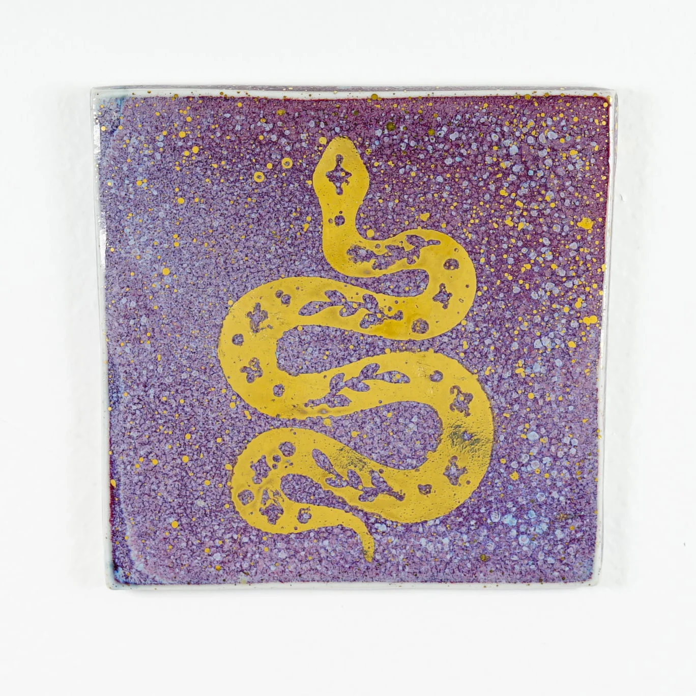 KILN II - #74 - Christine Luu - "Purple Year of the Snake Tile"