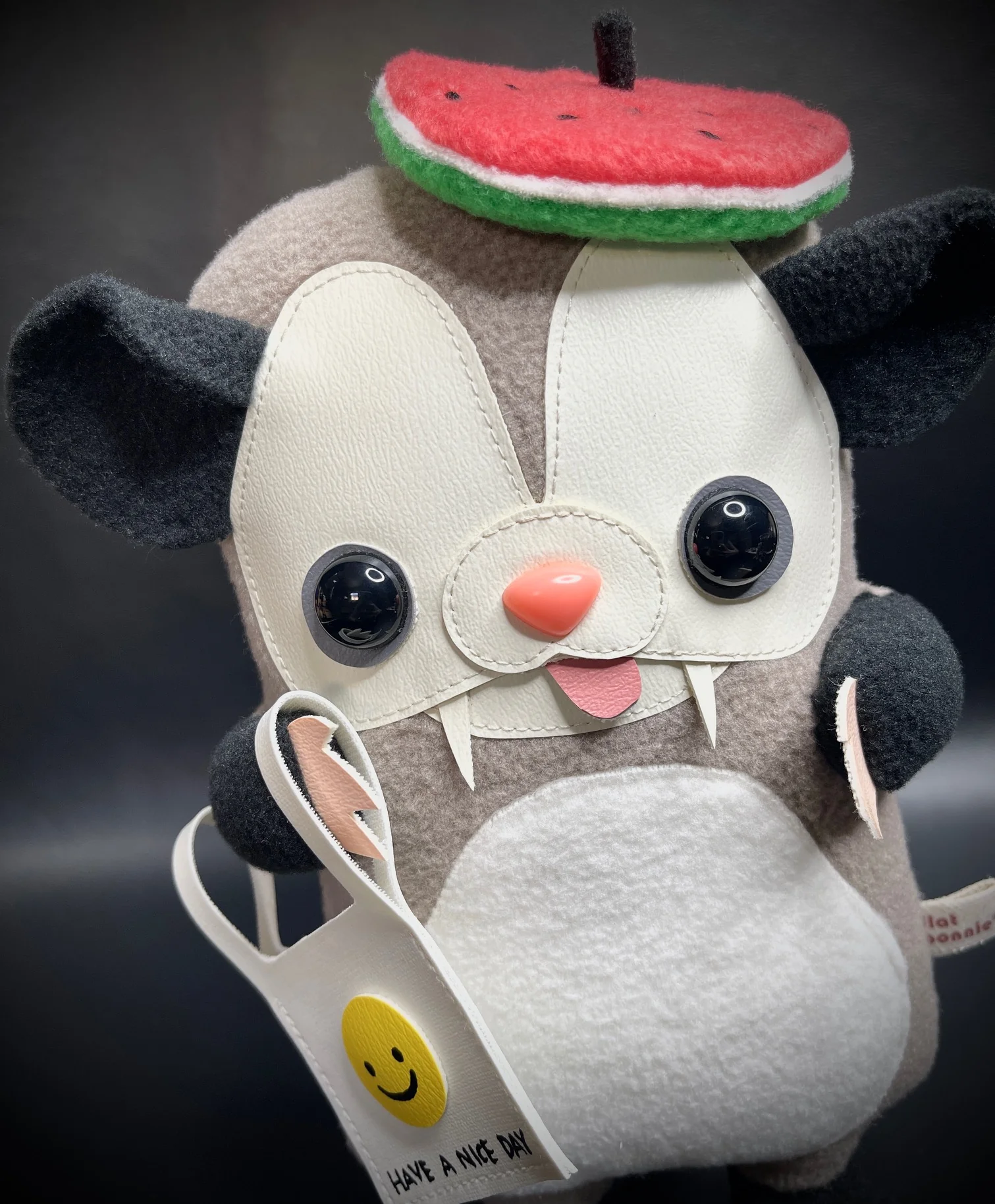 Land and Sea Show 2022 - Flat Bonnie - "Possie The Opossum (Watermelon Ed.)" - Image 2