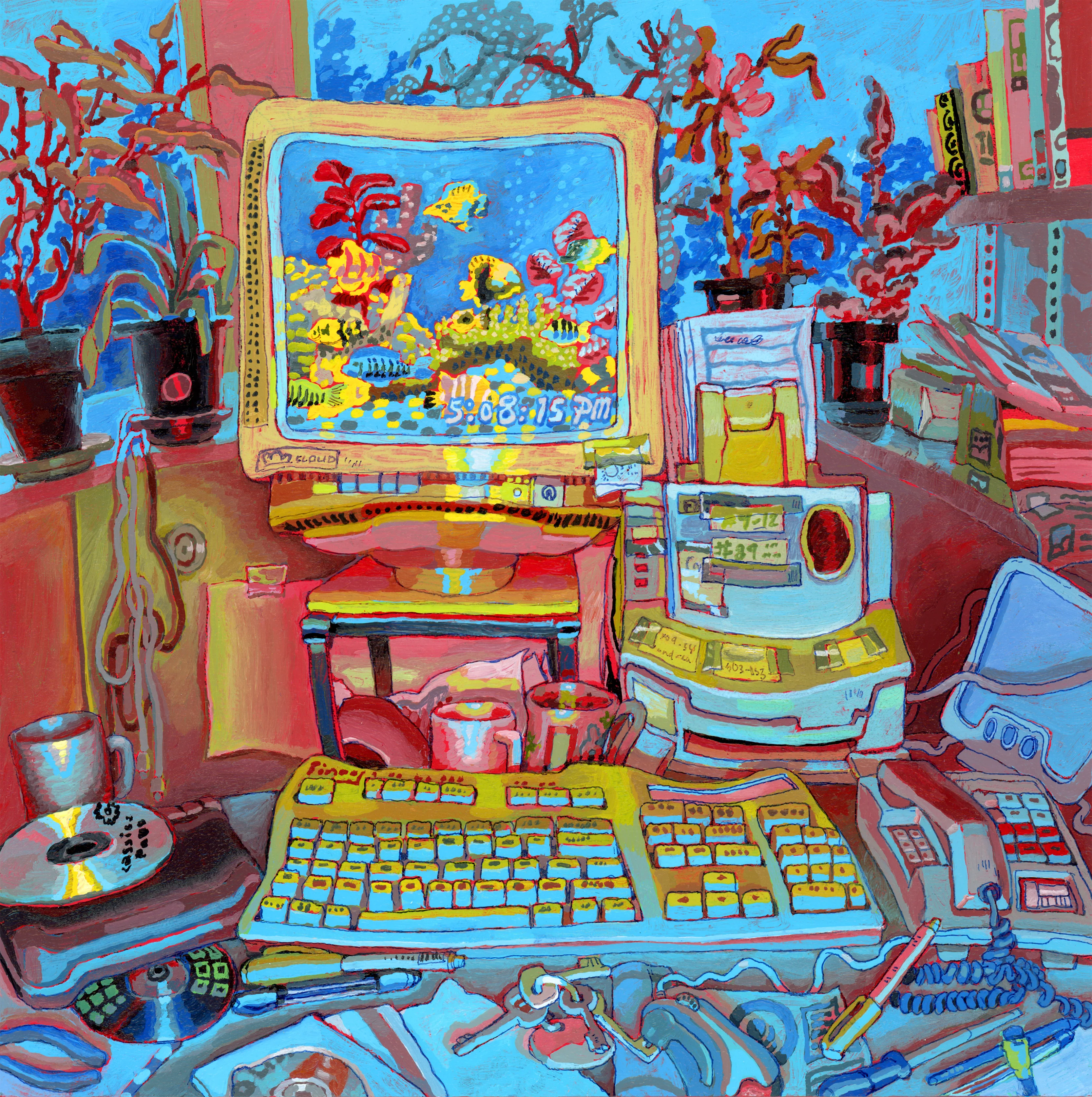 Land and Sea Show 2023 - heartslob - "Coral Reef Screensaver"