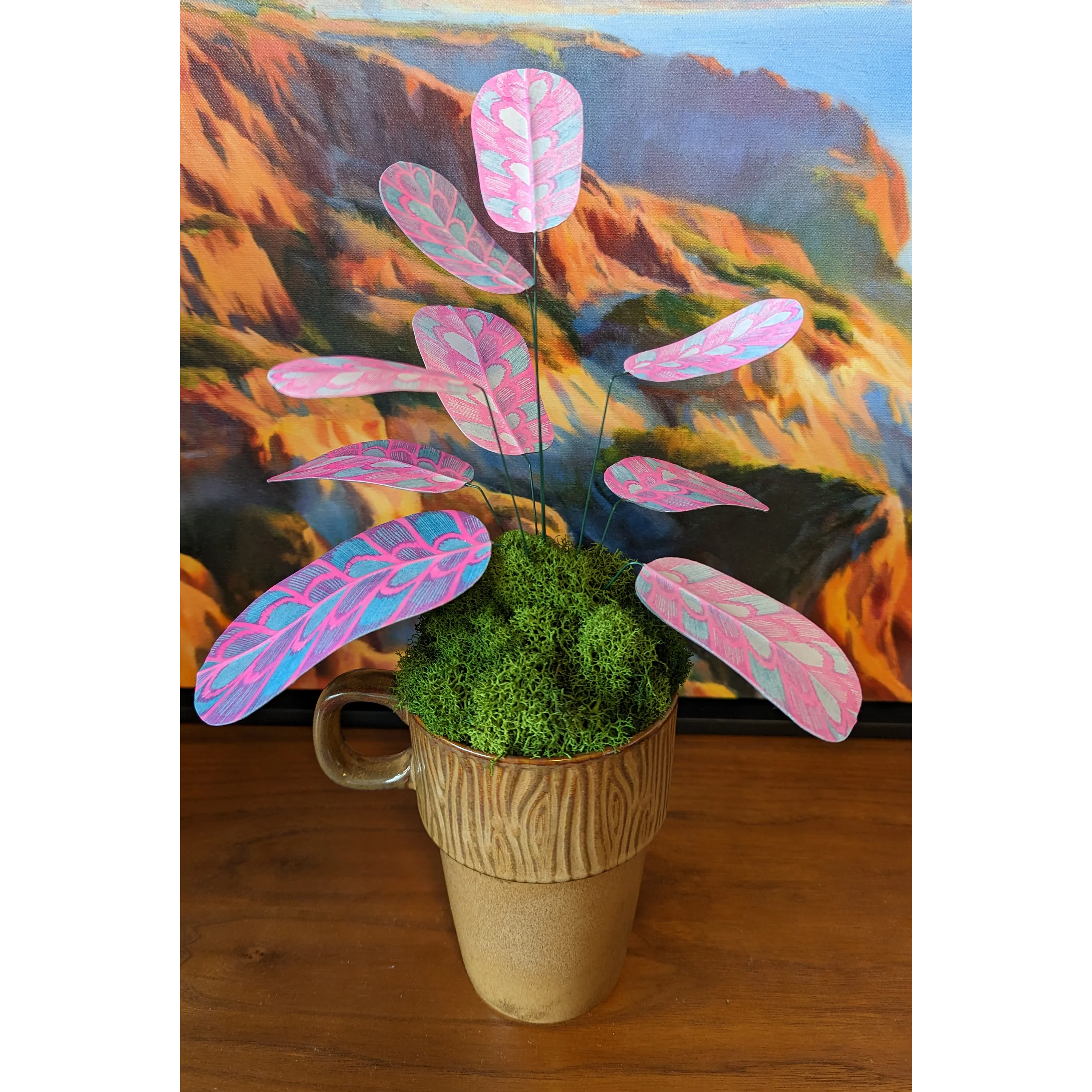Land and Sea Show 2023 - Schessa Garbutt - "Neverwater var. Dreamhouse (paper plant no. 2)"