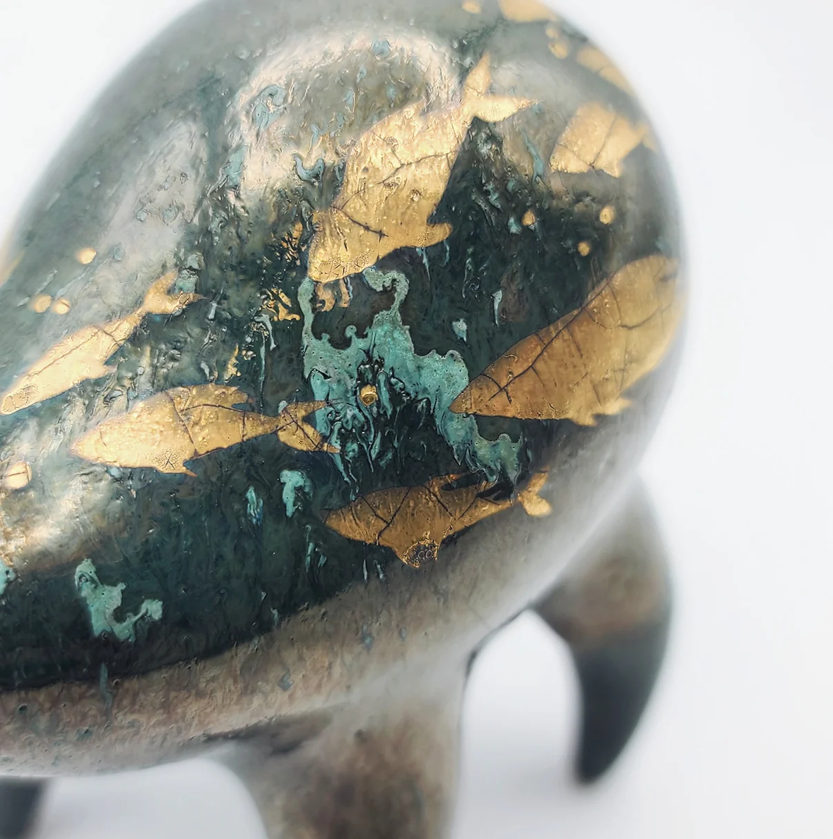 Land and Sea Show 2023 - Sun-Mo Koo - "Teal Sea Herdling" - Image 3