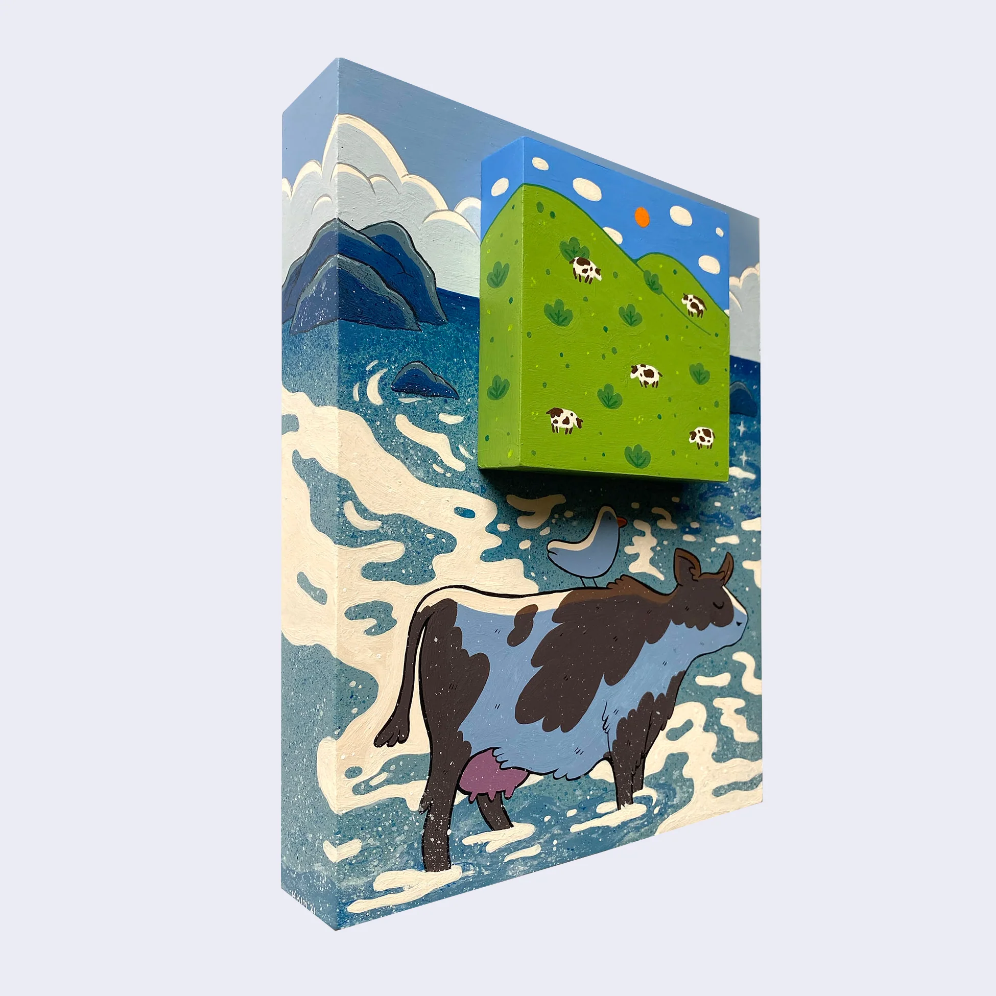 Land and Sea Show - Kaylynn Kim - "Brown Cows in Big Sur" - Image 2