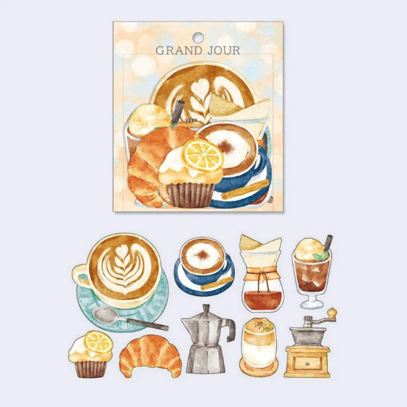 Mind Wave - Grand Jour Flake Sticker Set (Coffee)