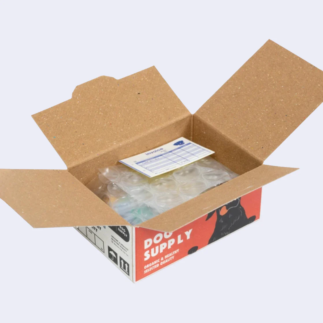 Miniature Shipping Box Flake Sticker Set - Dog Supply - Image 3