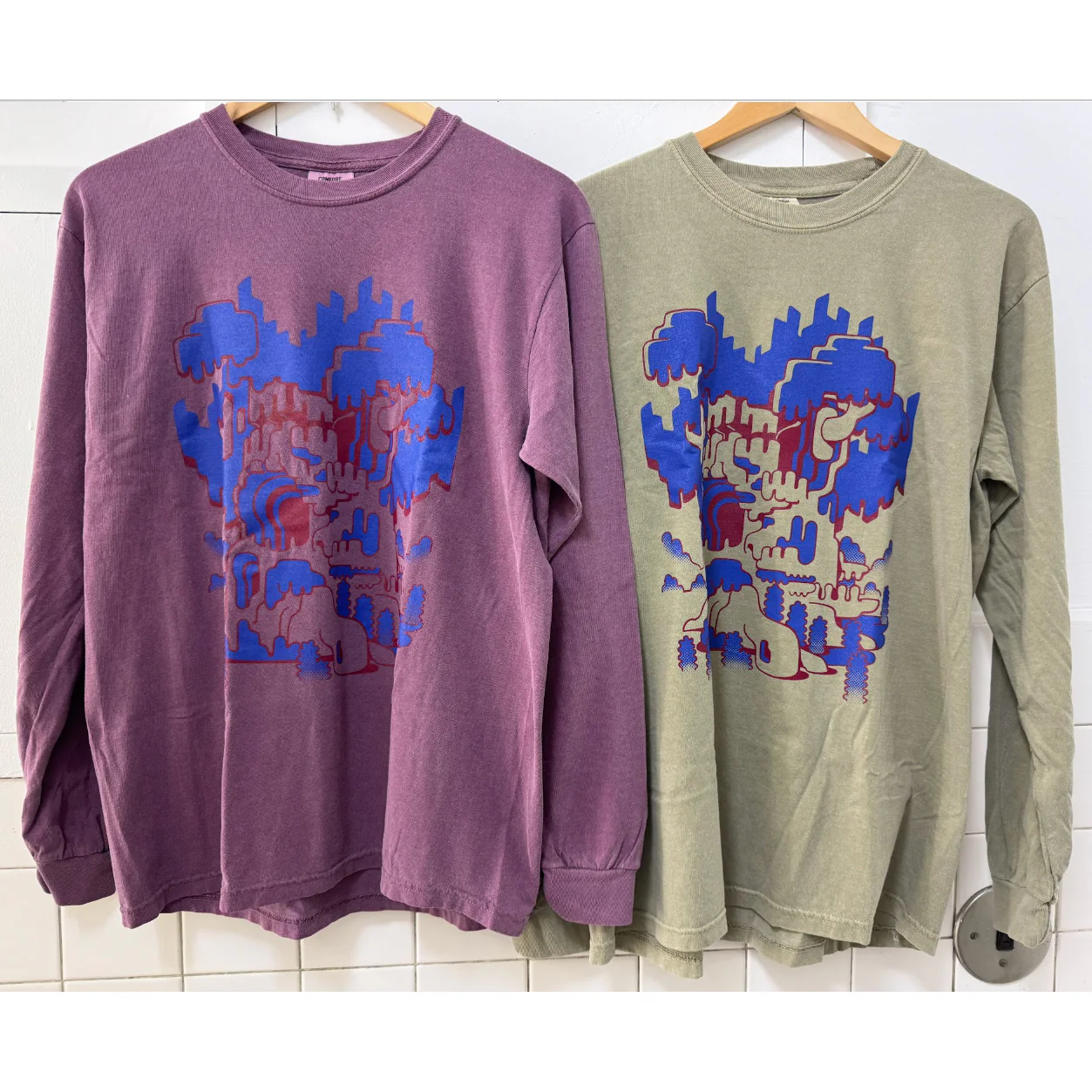 mograg x oki-chu. - CRUNCH Long Sleeve Shirt (Assorted)