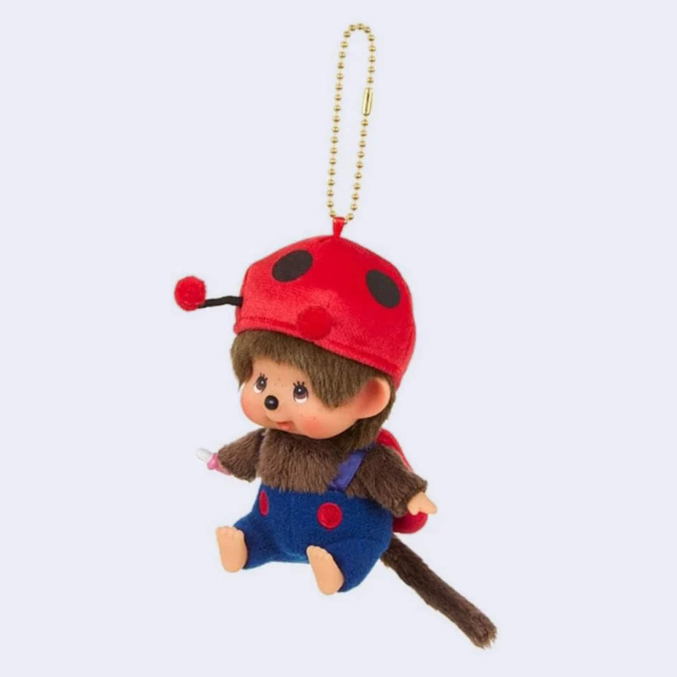 Monchhichi Ladybug Plush Keychain - Image 2