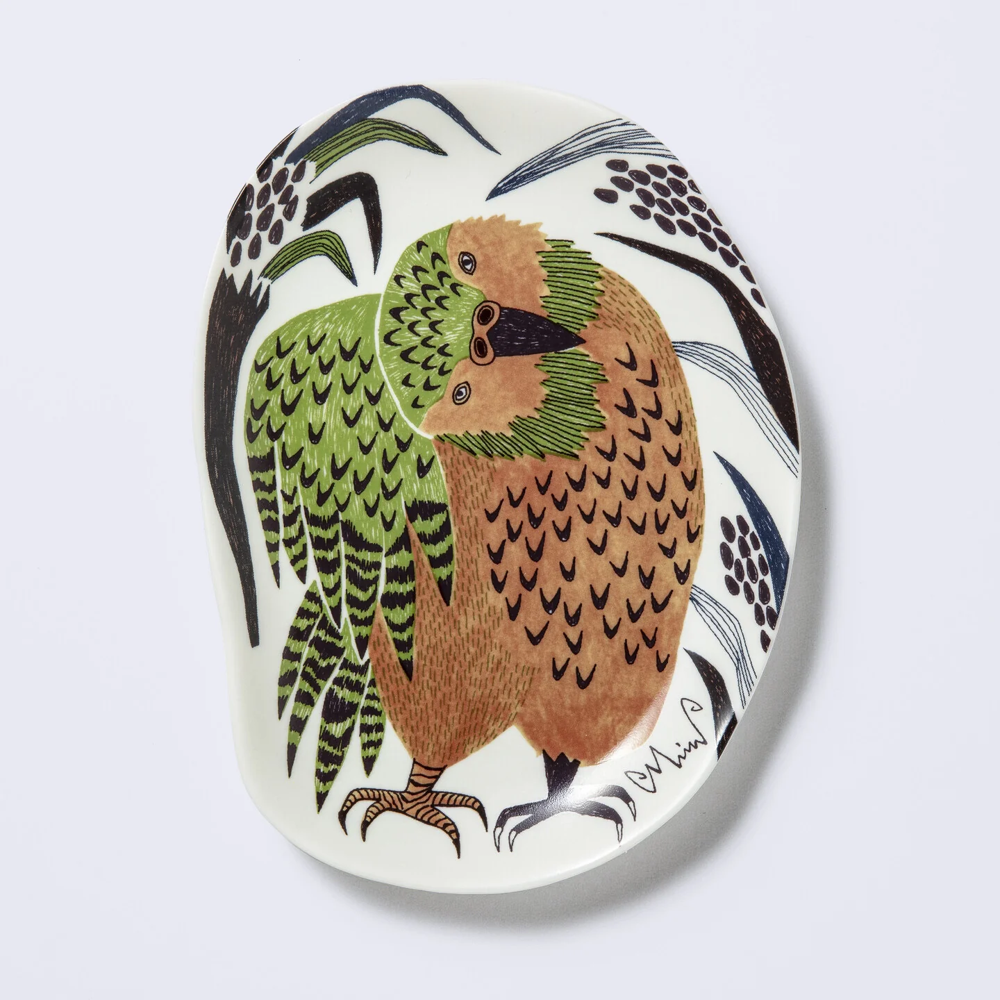 MoritaMiW - Decorative Kakapo Bird Serving Tray