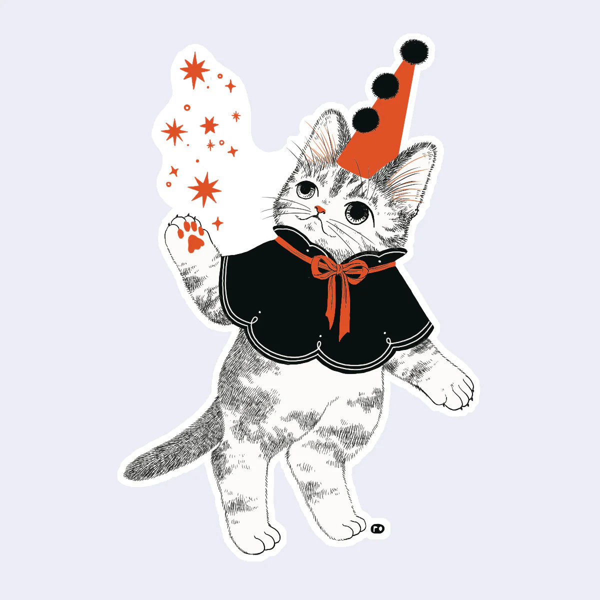 Po Yan Leung - "Magician Cat" Sticker