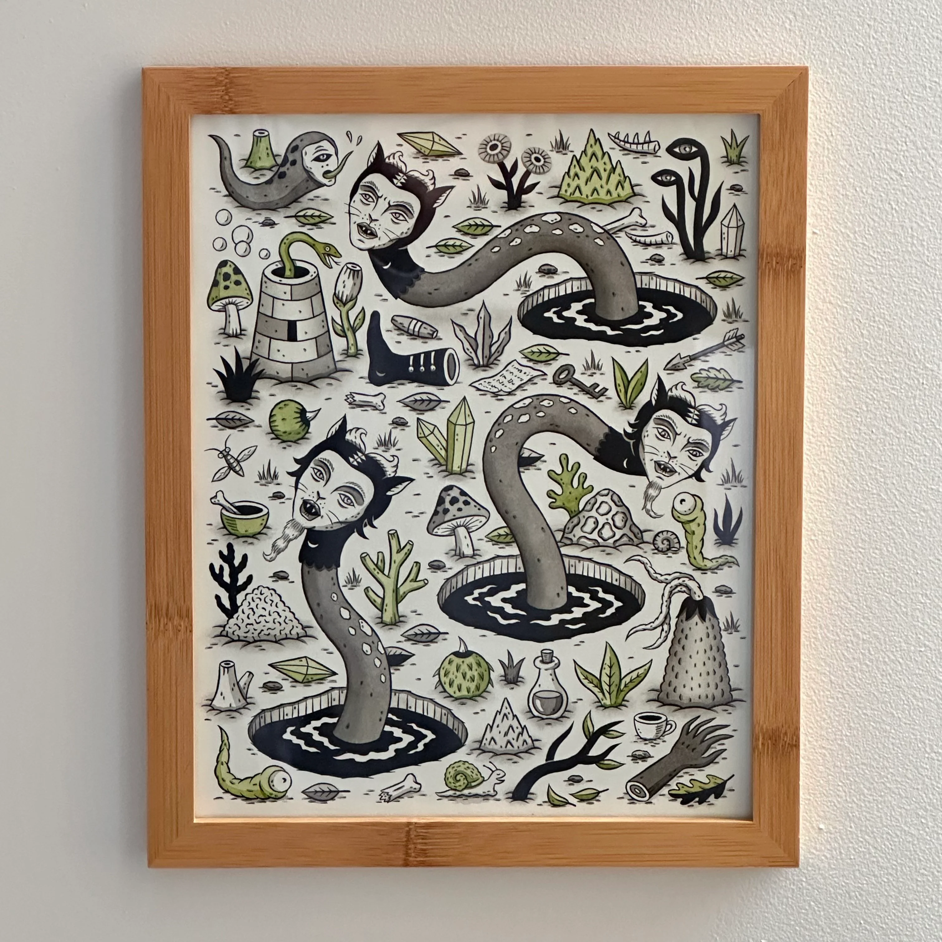 Neko 2024 - Jon MacNair - “Dangers of the Cat Swamp" - Image 2