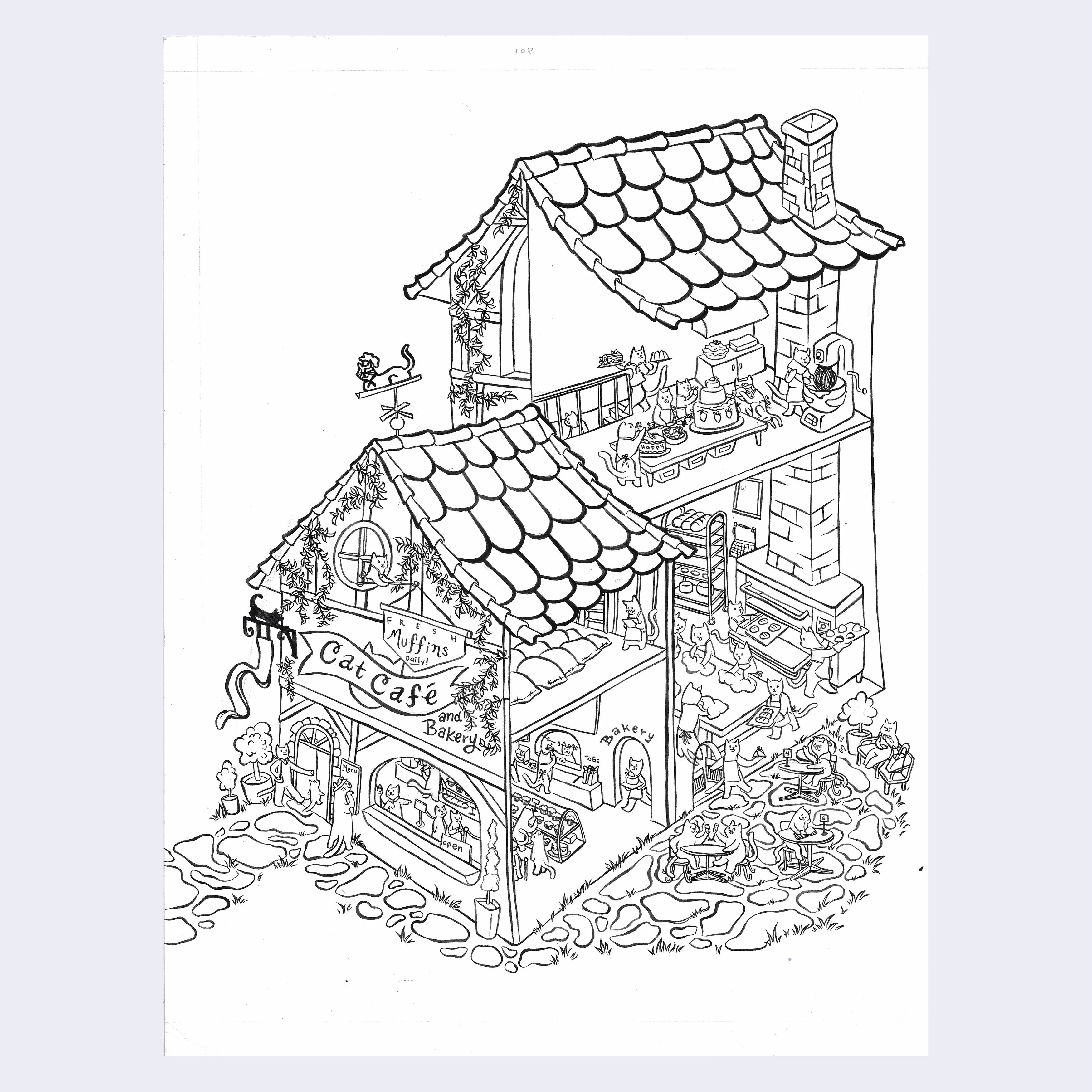 Neko Show 2023 - Printed Pony (Nat Center) - "Cat Cafe"