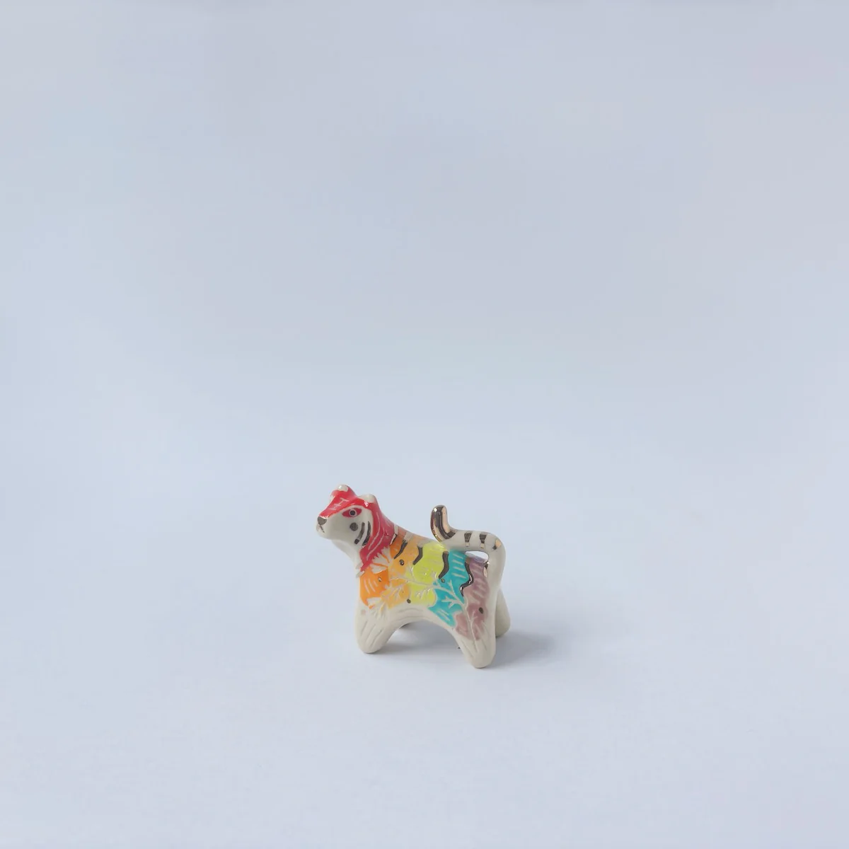 Odd Folk & Fables - Shirley Jackson (LIONINTHETREES) - "Mini Rainbow Tiger Totem" - Image 3