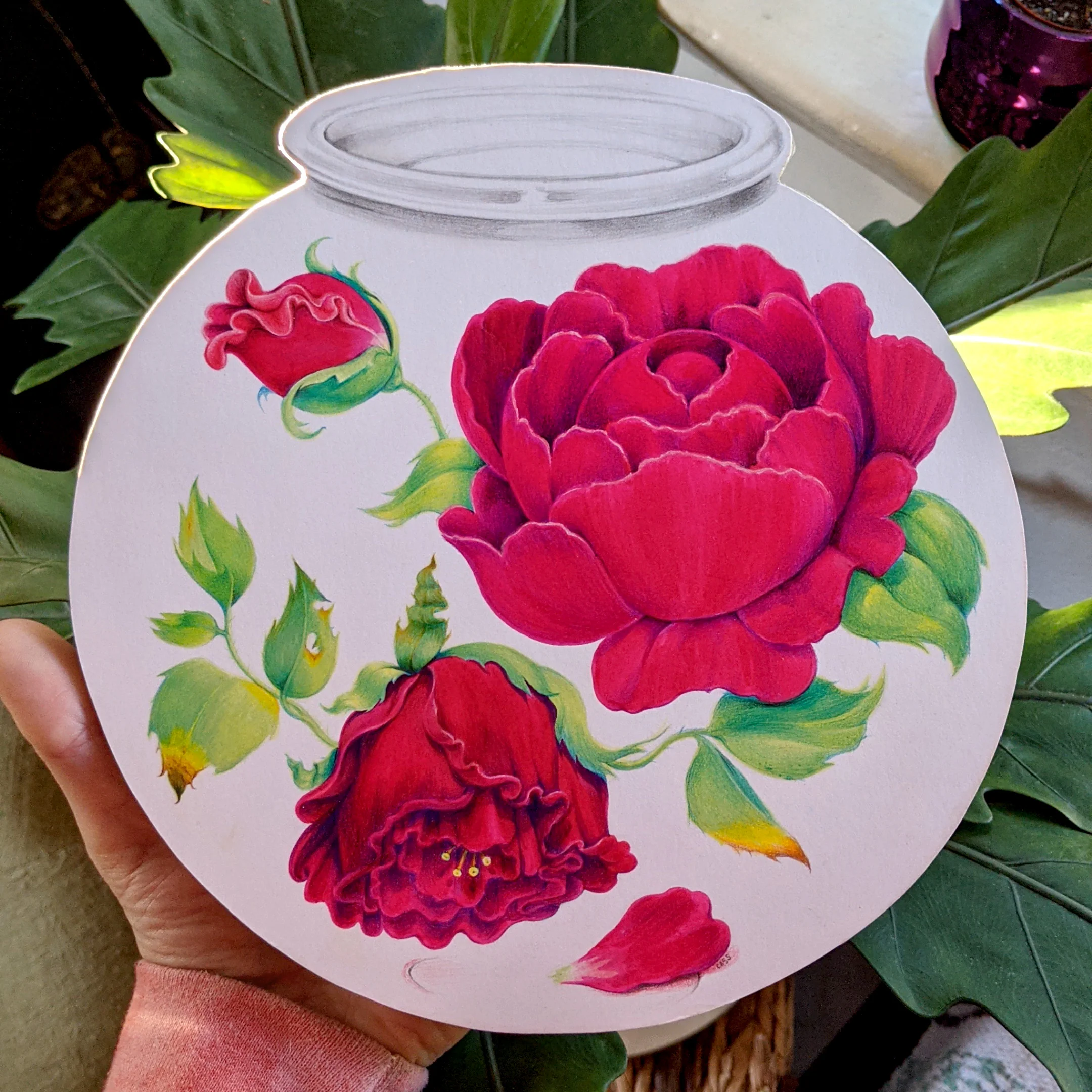 Original Assembly - #18 - Cassia Lupo - "Three Roses”