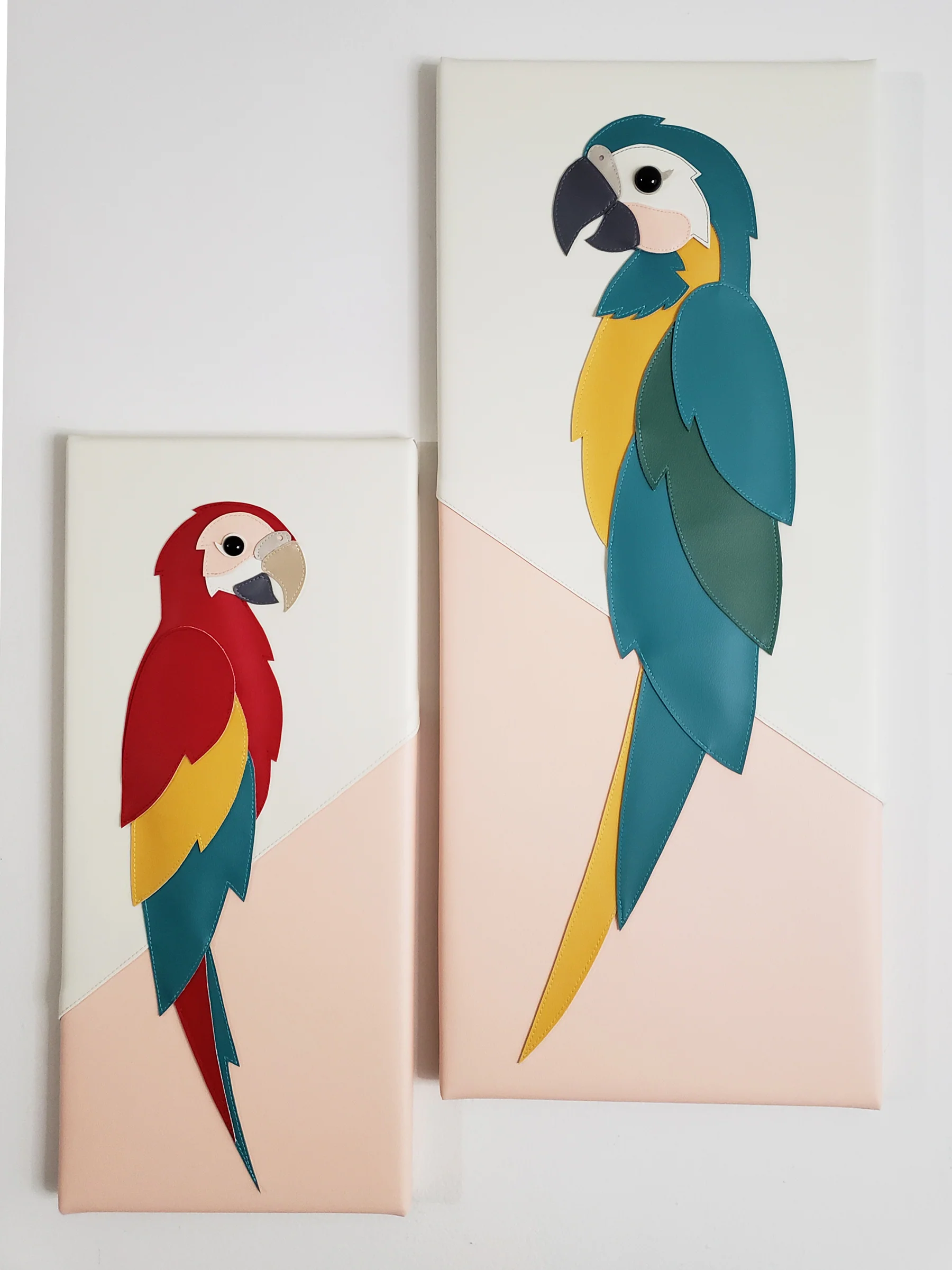 Original Assembly - #14 - Flat Bonnie - "Blue-Throated Macaw” - Image 2