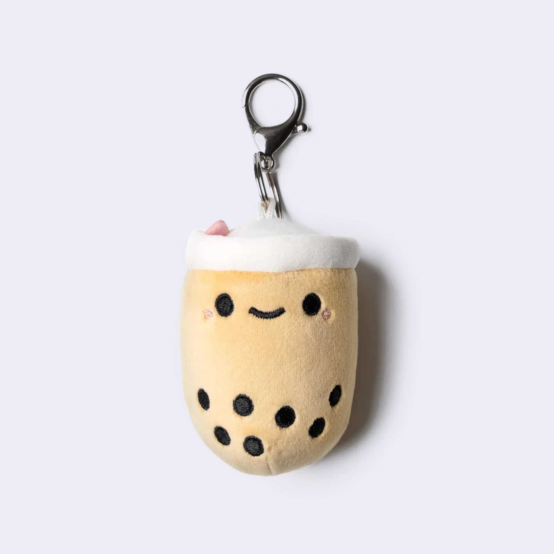 Pearl Boba Tea Plush Bag Charm/Keychain
