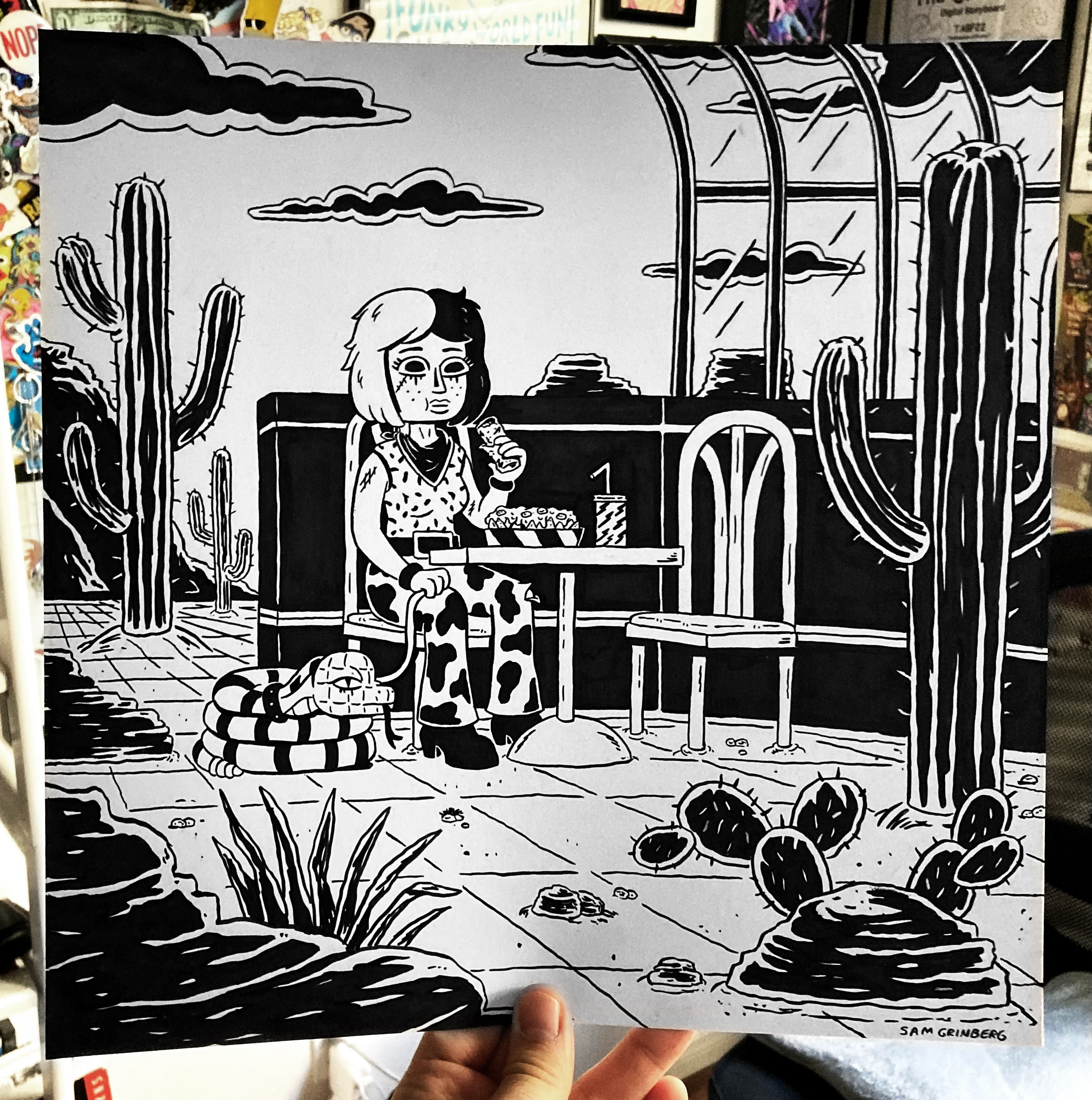 Plants and Flowers Show - Sam Grinberg - “Desert Meal” - Image 2