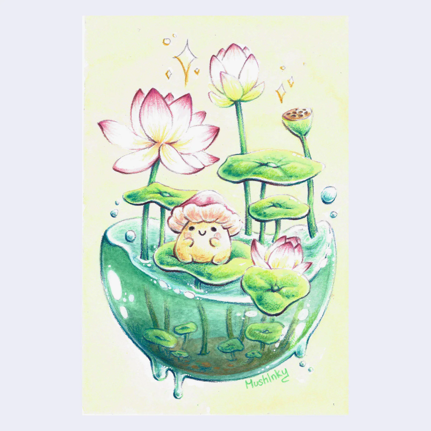 Plants & Flowers 2024 - Mushinky - "In the Lotus Pond"