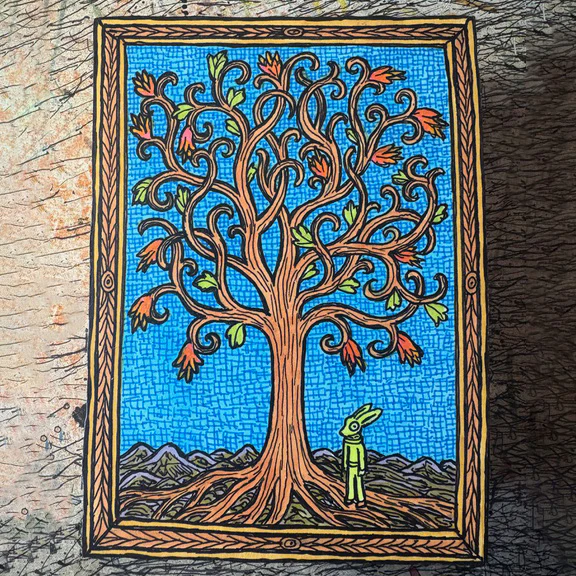 Plants & Flowers 2025 - Theo Ellsworth - "Life Tree and Mouse Ghost"