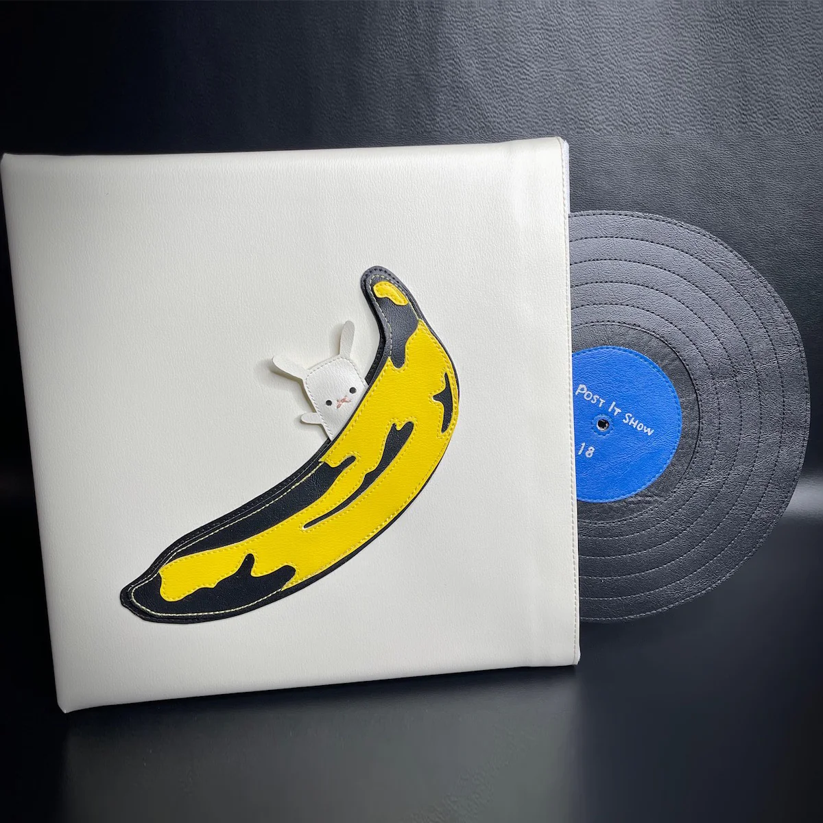 Post-it Show 18 (2022) - #24 - Flat Bonnie - “BUNana Vinyl Record (Yellow)”
