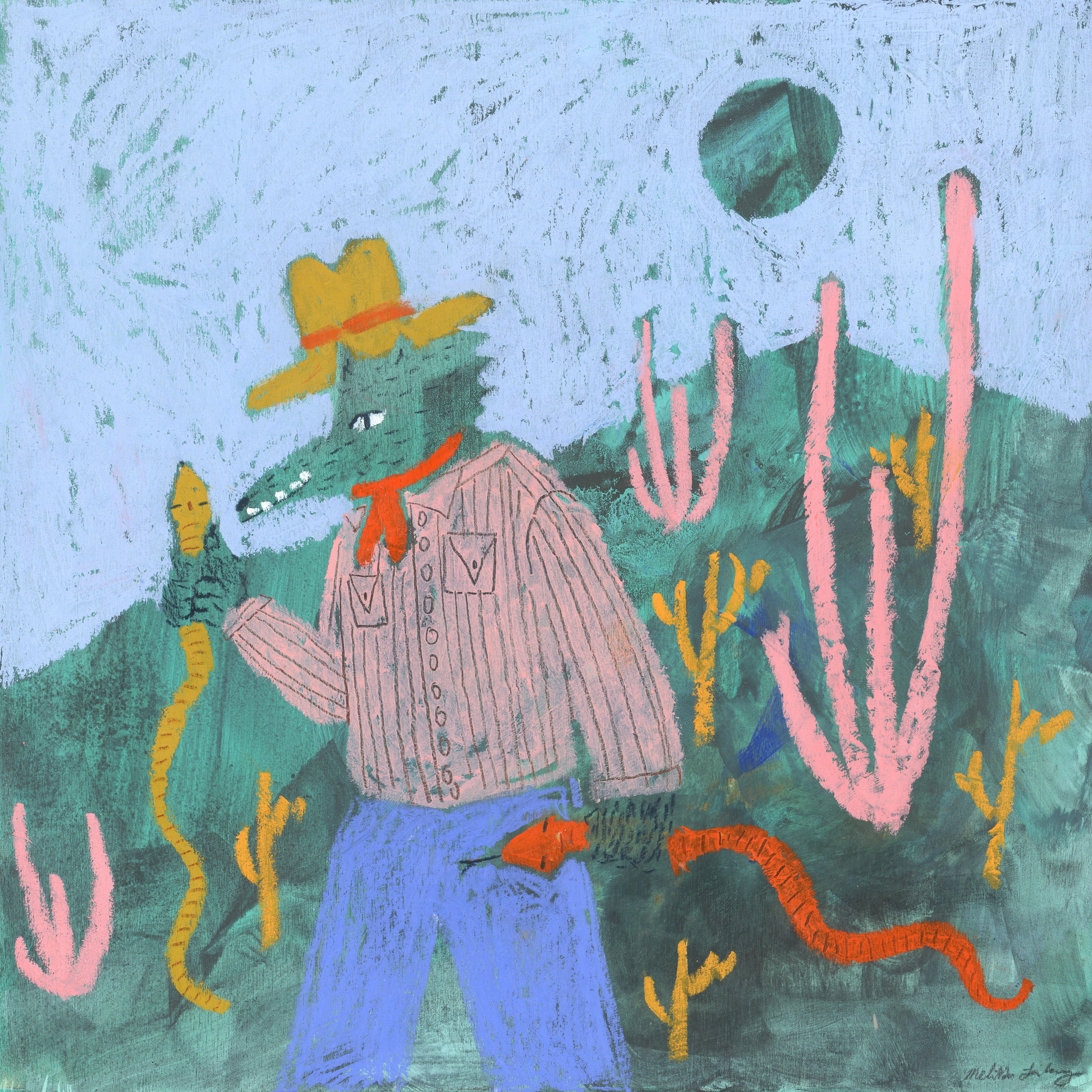 Post-it Show 18 (2022) - #08 - Melissa Lakey - "Snake Oil Moon"