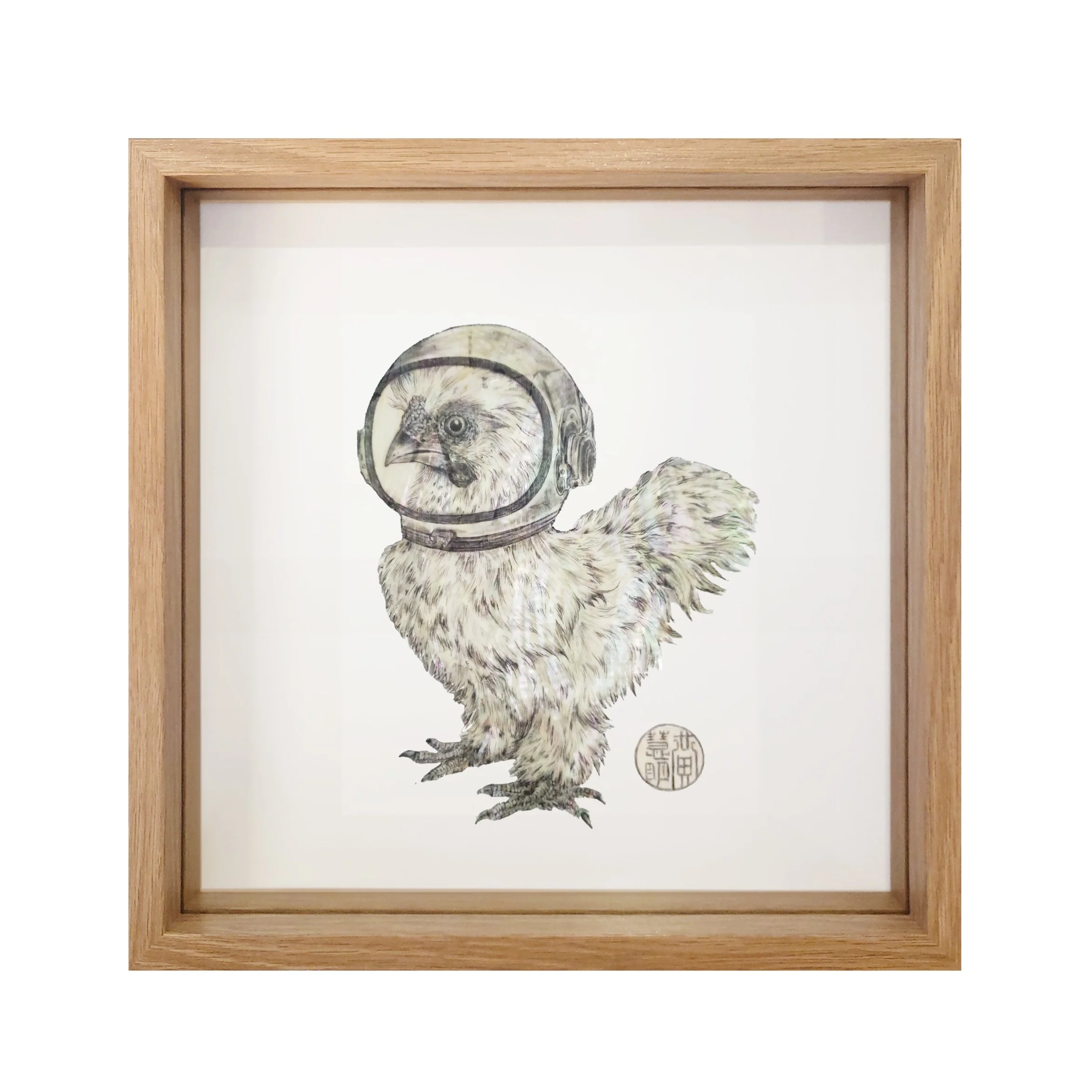 Post-it Show 19 (2023) - #42 - Emily Wong - "When I grow up, I want to be a space chicken farmer"
