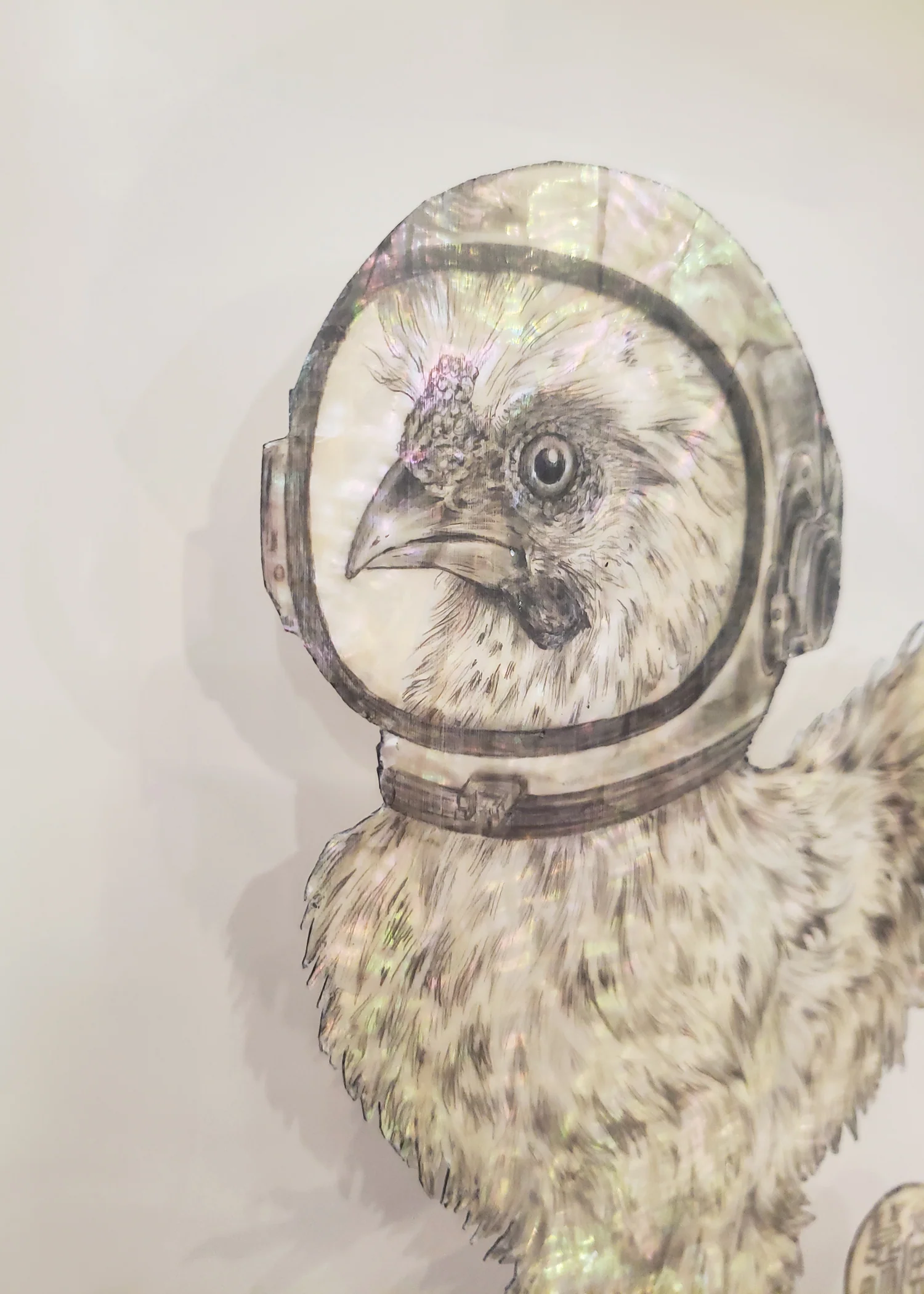 Post-it Show 19 (2023) - #42 - Emily Wong - "When I grow up, I want to be a space chicken farmer" - Image 2