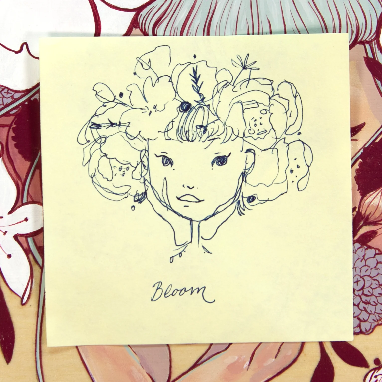Post-it Show 2020 - Alyssa Mees - "Bloom" - Image 2